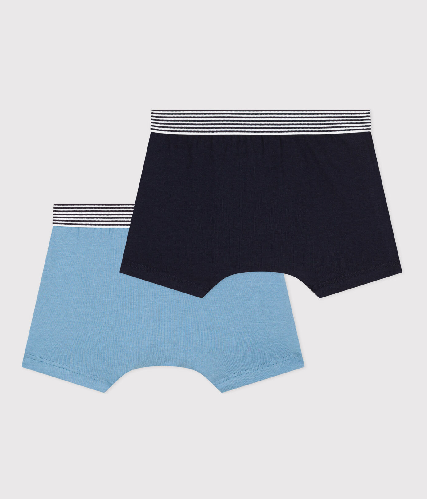 Lot de 2 boxers en coton et élasthanne petit garon