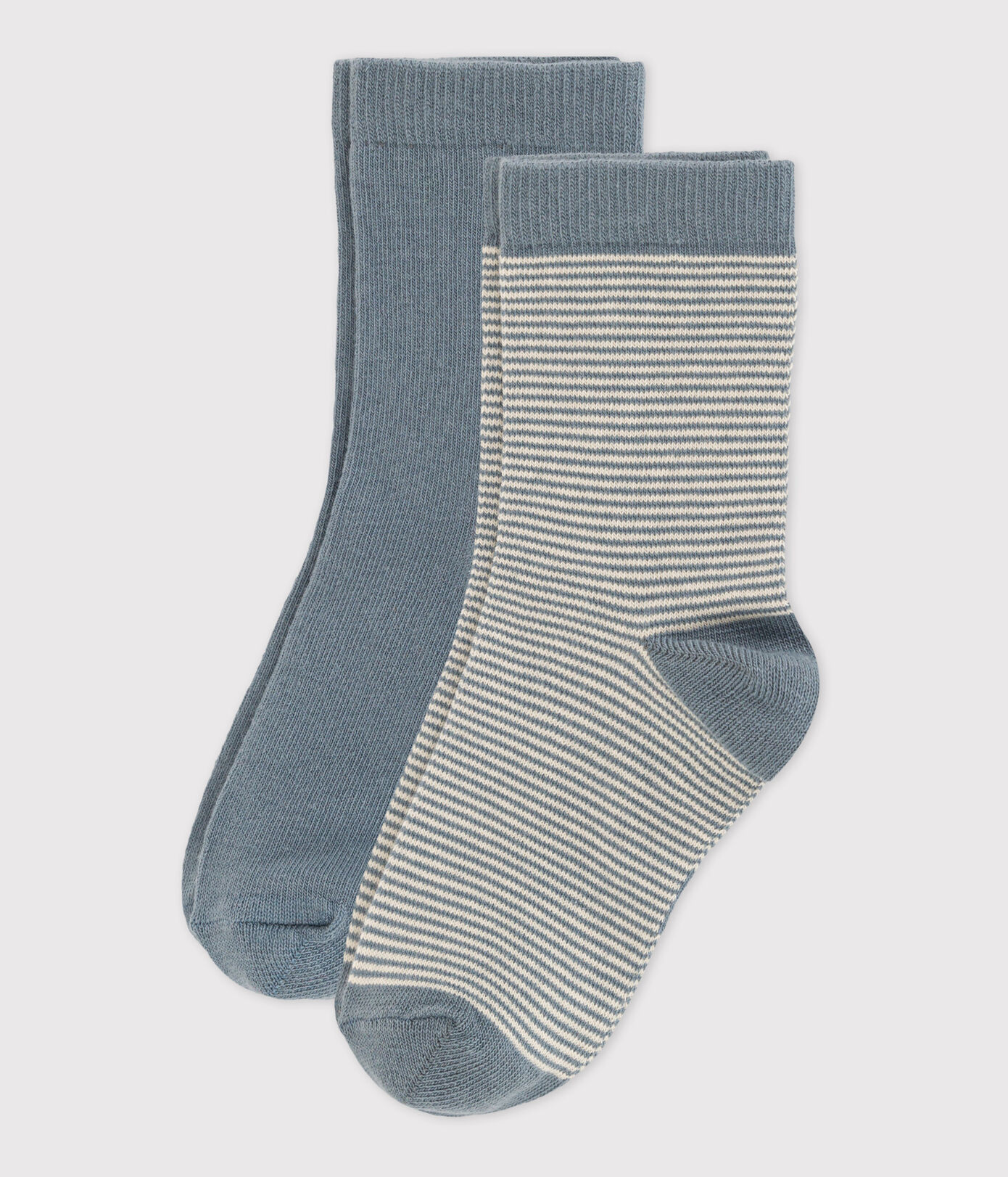 Lot de 2 paires de chaussettes enfant garon-fille