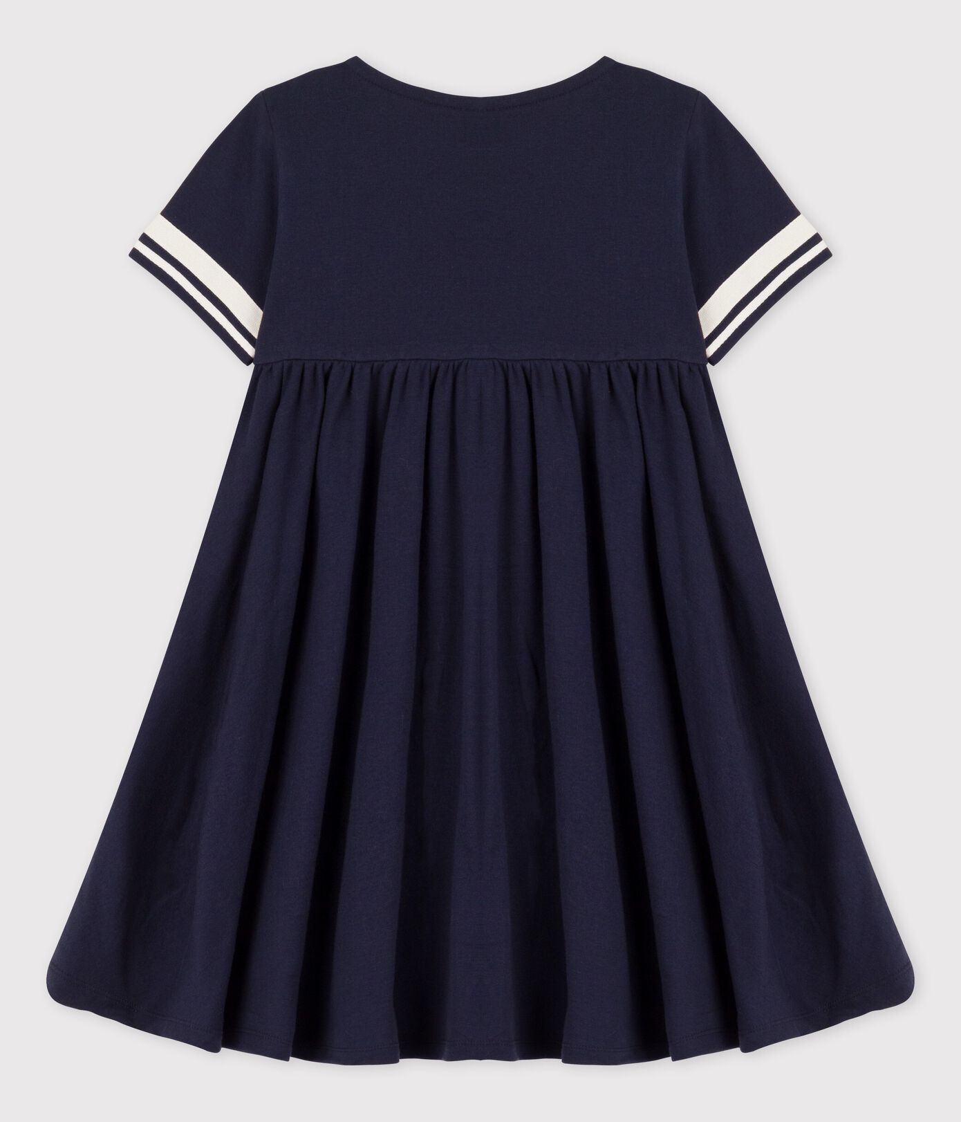 Robe manches courtes en coton bio enfant fille