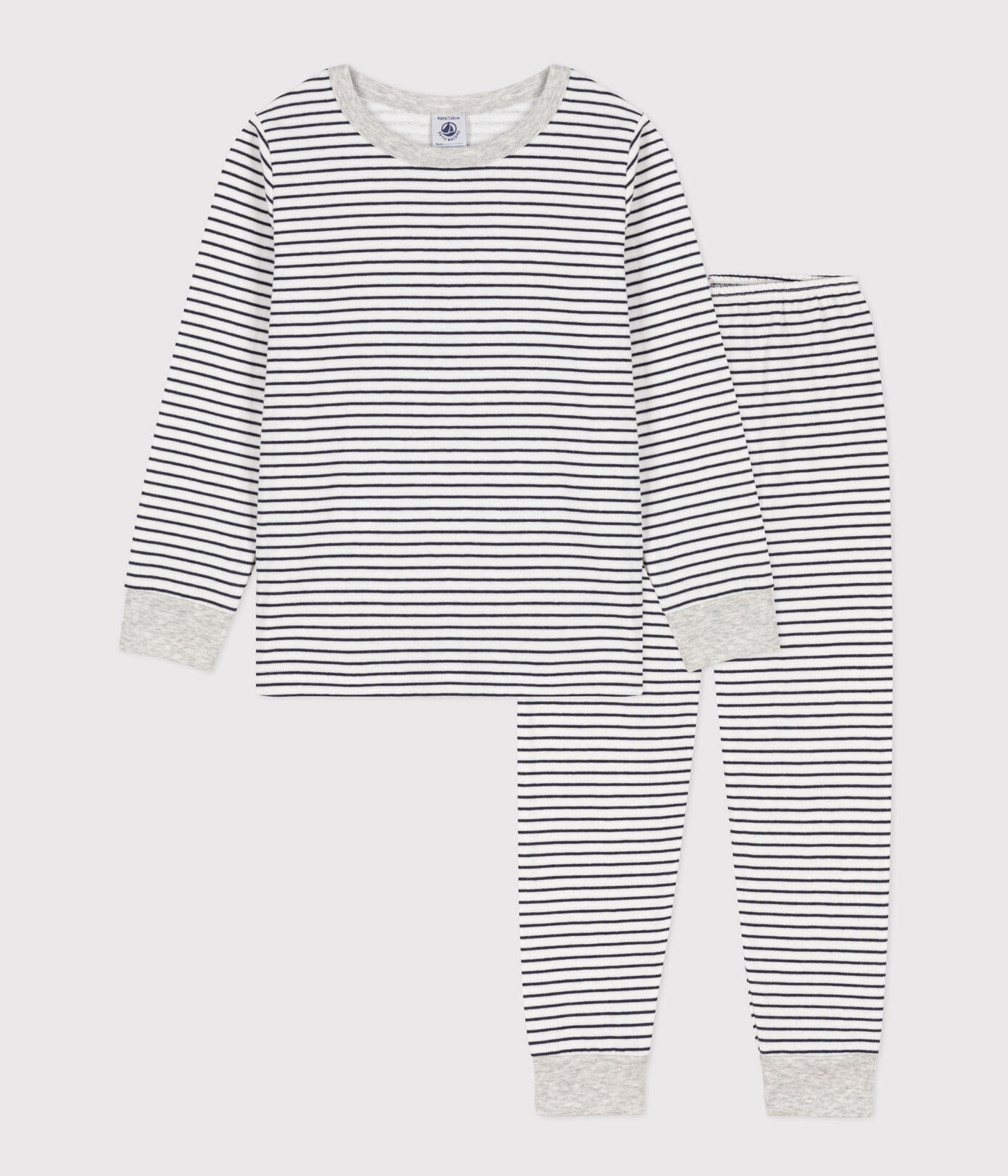 Pyjama rayé petite fille/petit garon en tubique
