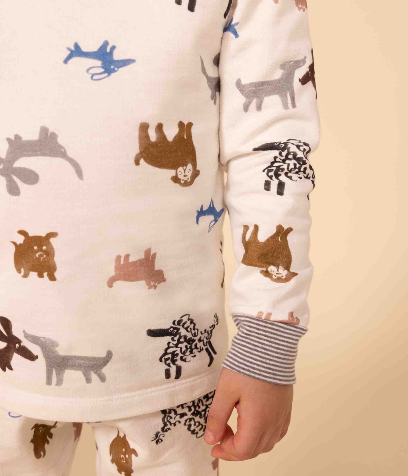 Pyjama déguisement chien petite fille/petit garon en molleton