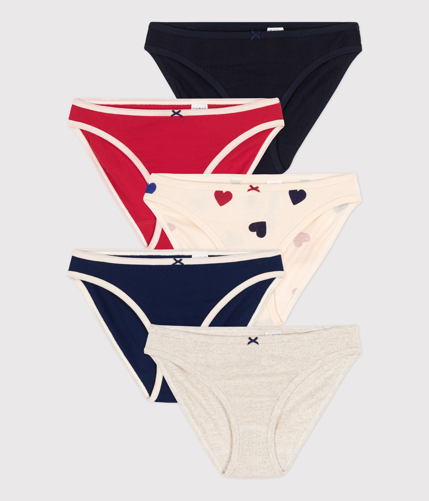 Lot 5 culottes en coton Femme