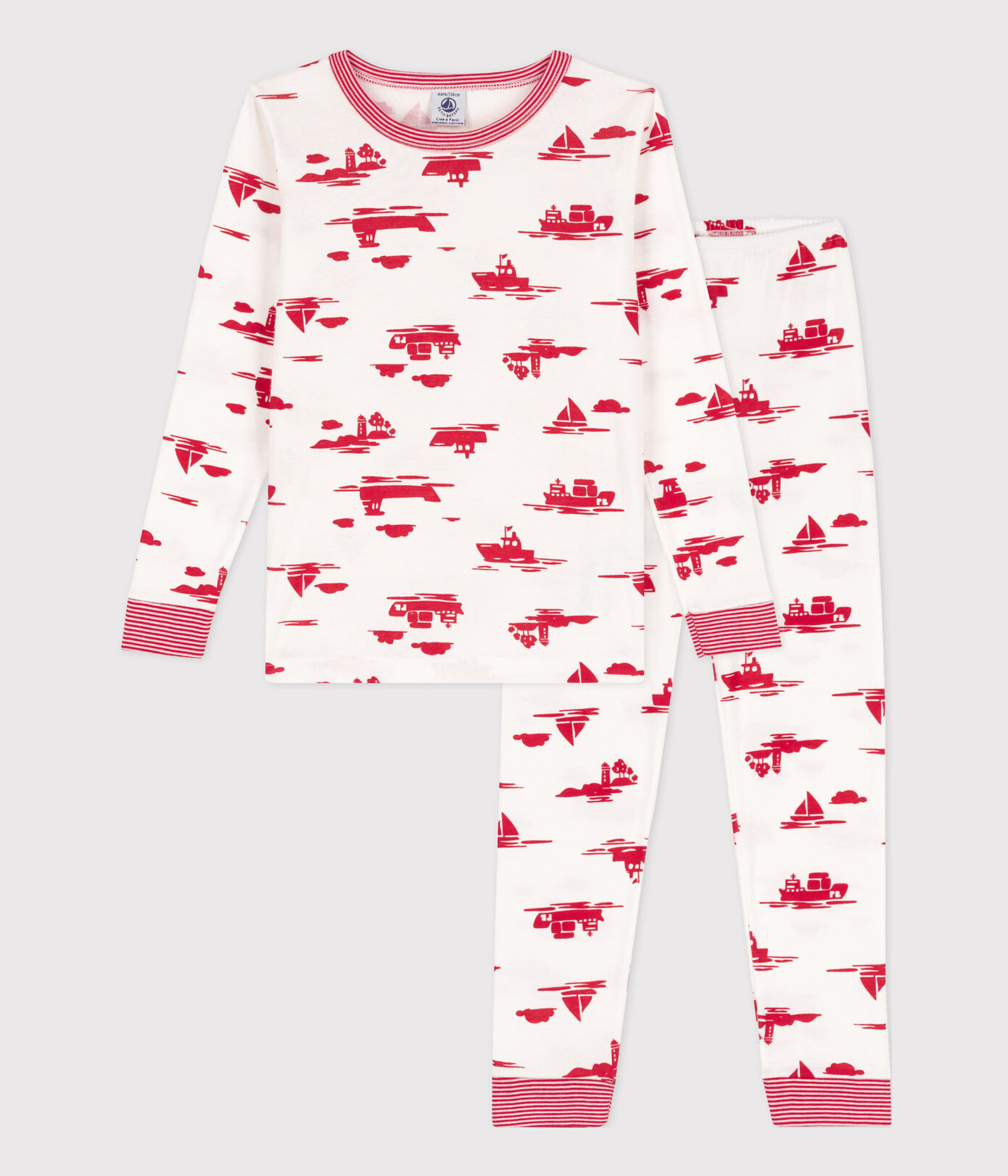 Pyjama ajusté en coton petite fille/petit garon