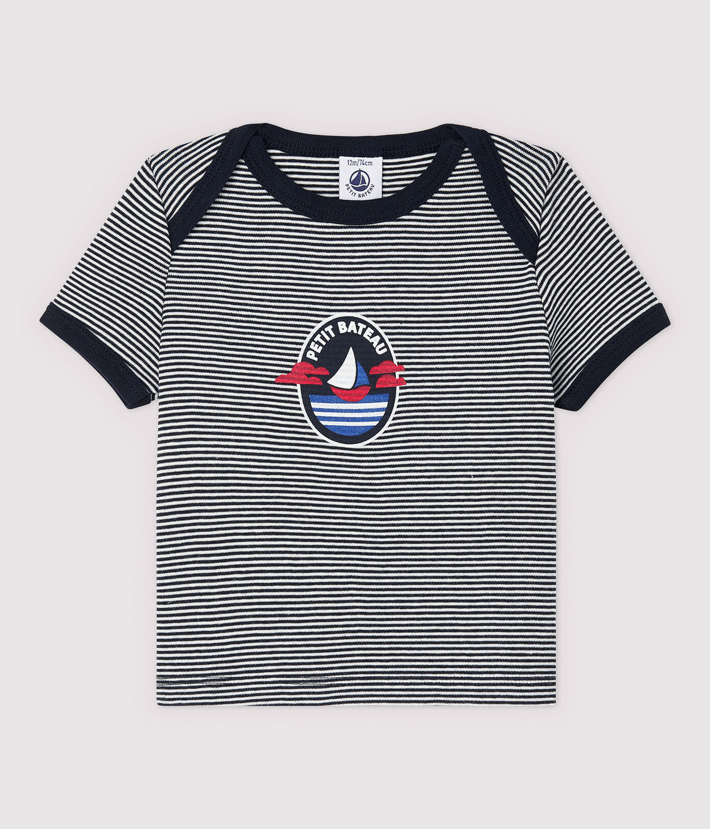 Tee-shirt manches courtes en coton bébé garon