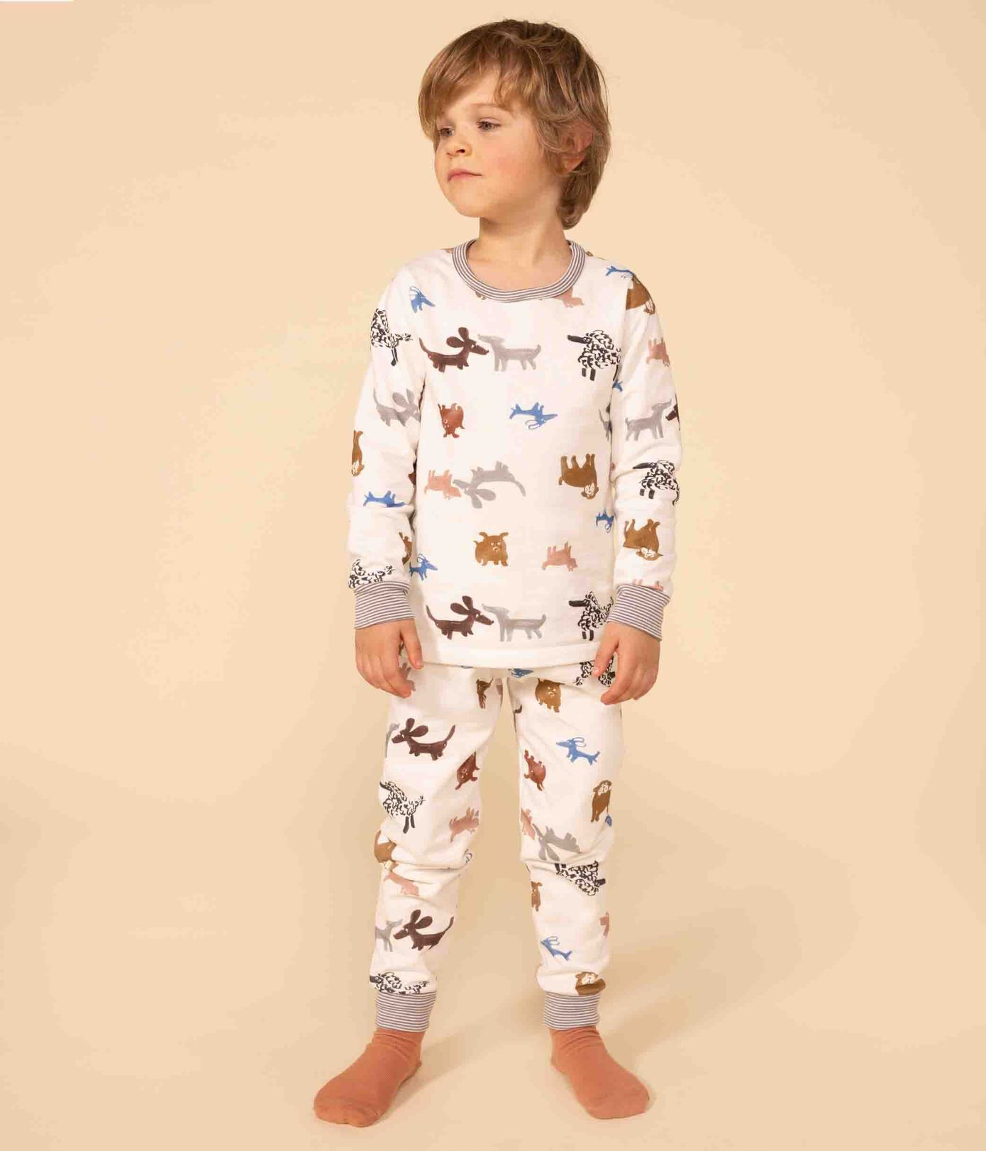 Pyjama déguisement chien petite fille/petit garon en molleton