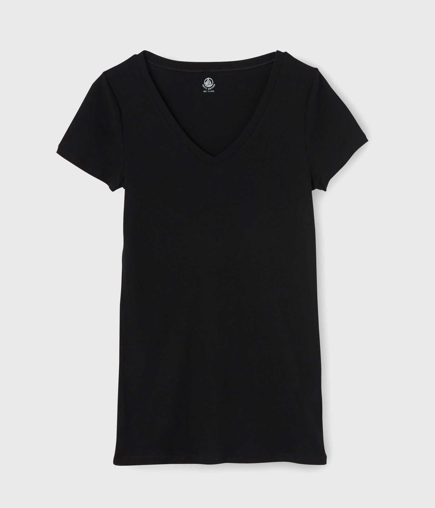 Tee-shirt L'ICONIQUE col V en coton Femme