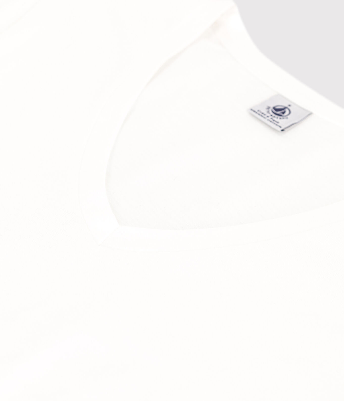 Tee-shirt LE DROIT col V en coton Femme