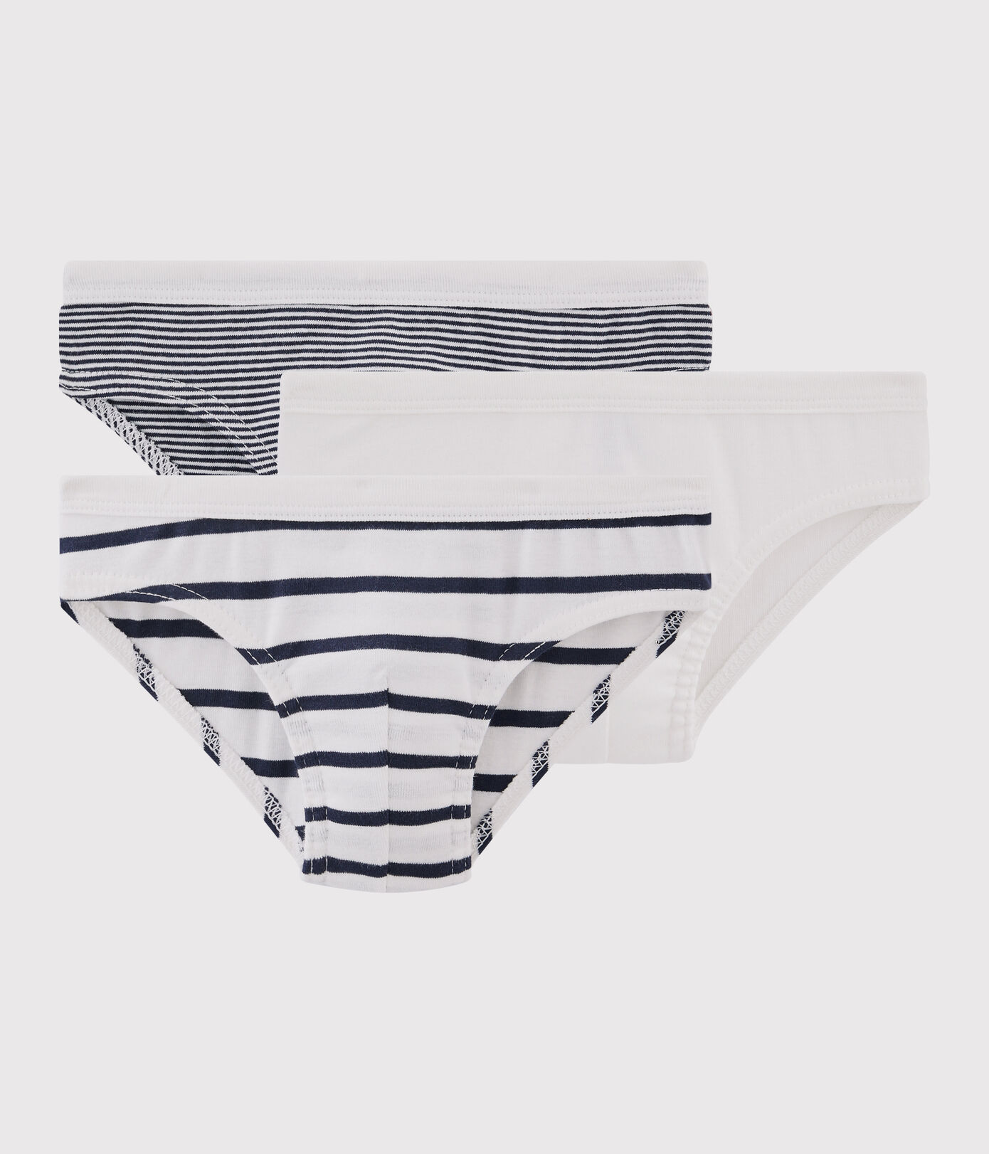 Lot de 3 slips rayés petit garon