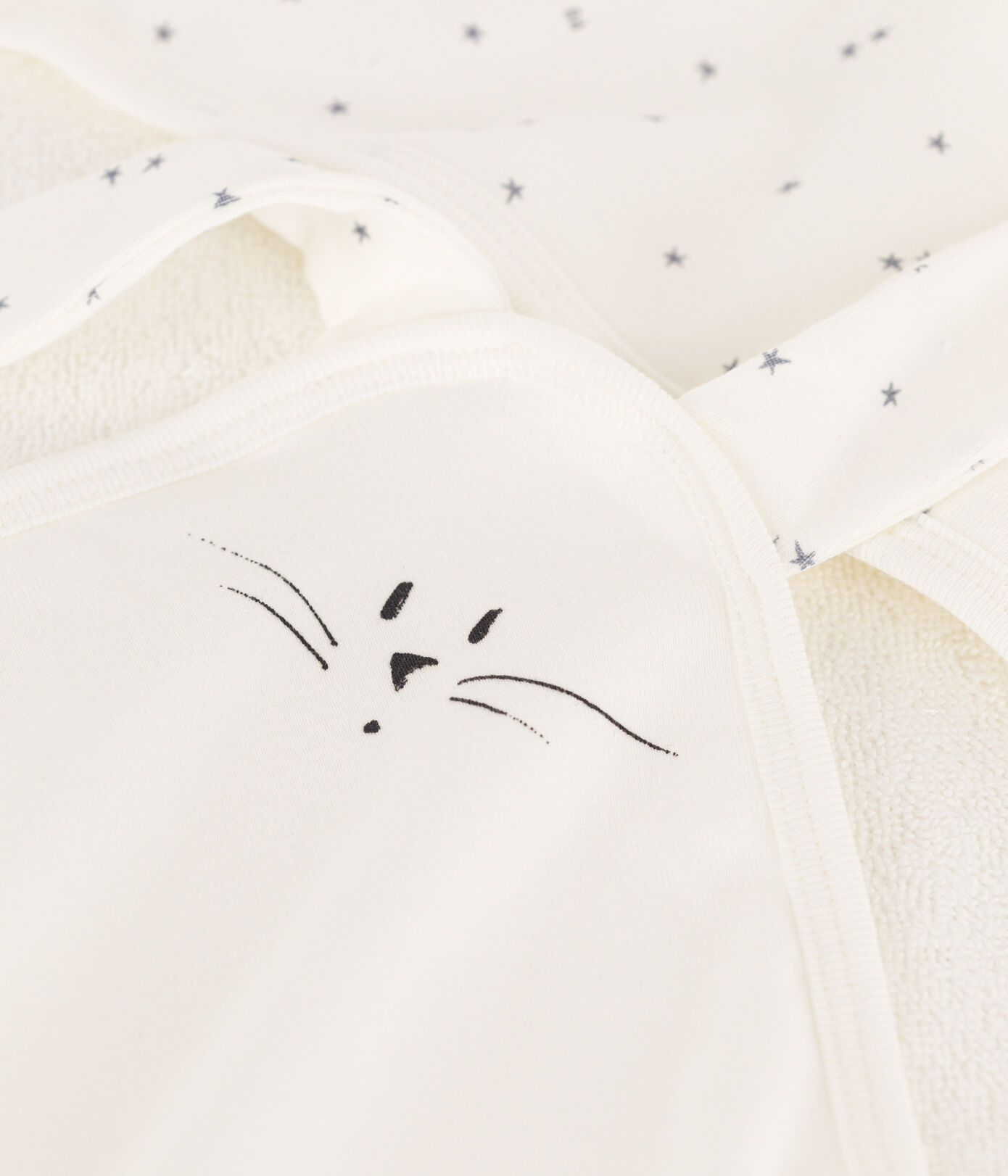 Carré de bain et doudou en coton