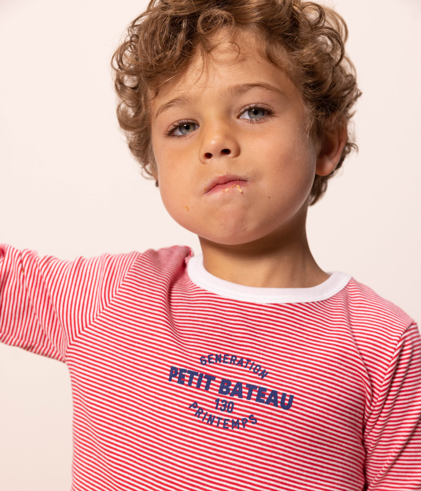 Pyjama milleraies en coton petite fille/petit garon