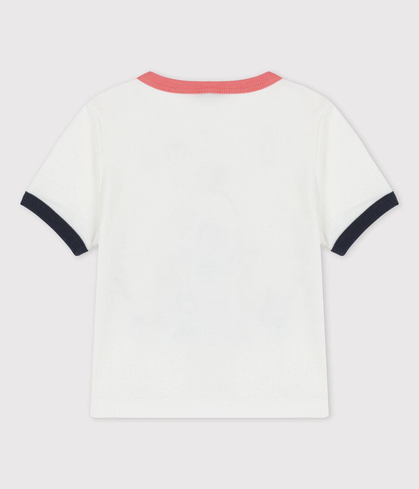 Tee-shirt manches courtes avec motif en coton bio bébé