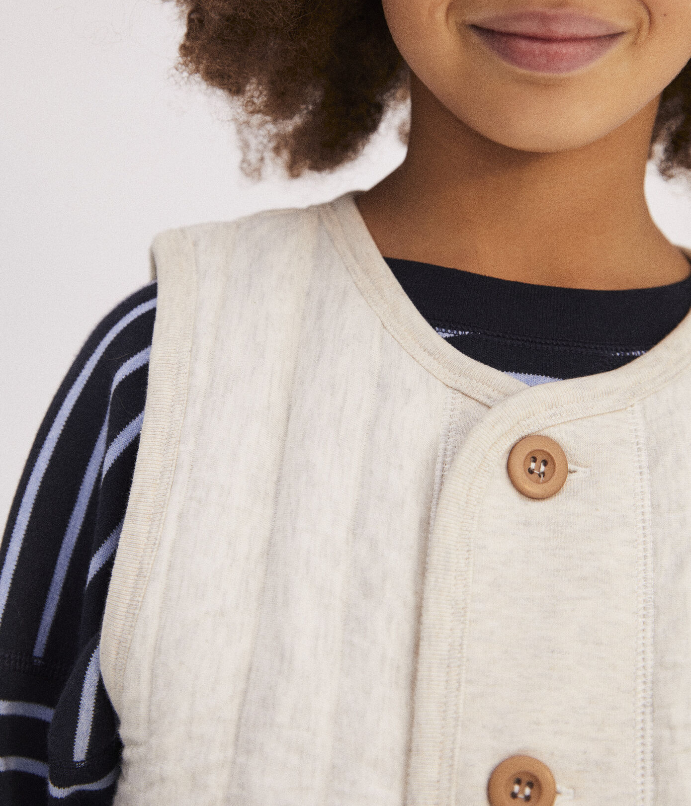 Veste sans manche en tubique enfant fille / garon