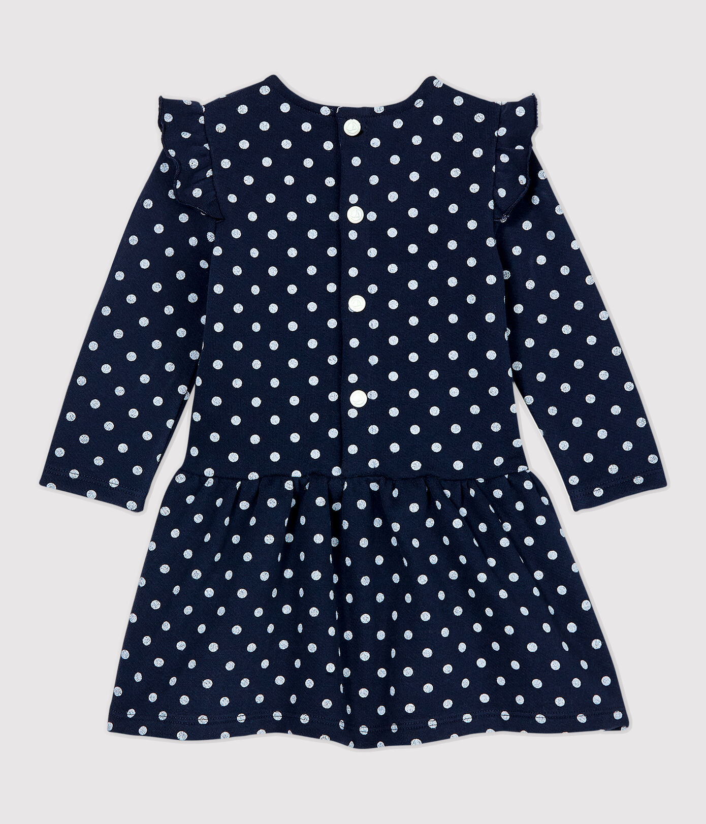 Robe en molleton bébé.
