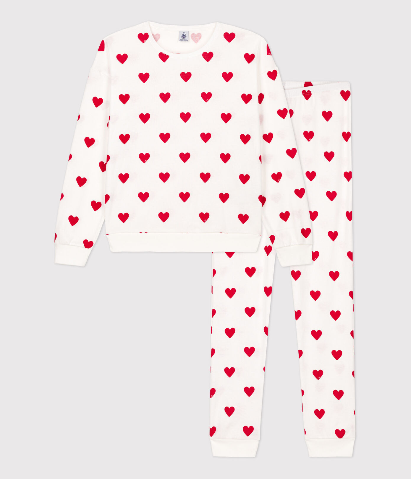 Pyjama cur femme en coton