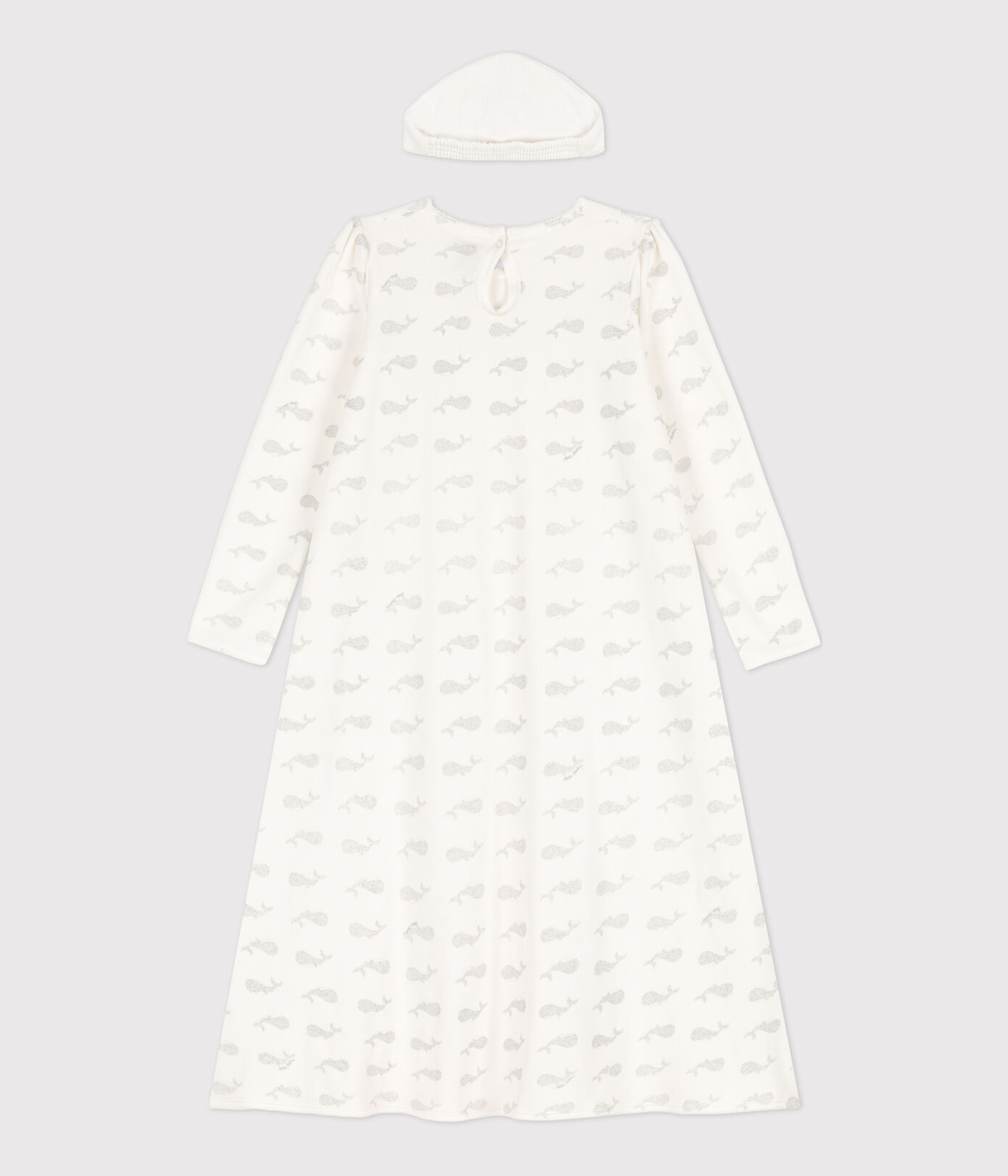 Chemise de nuit petite fille en velours