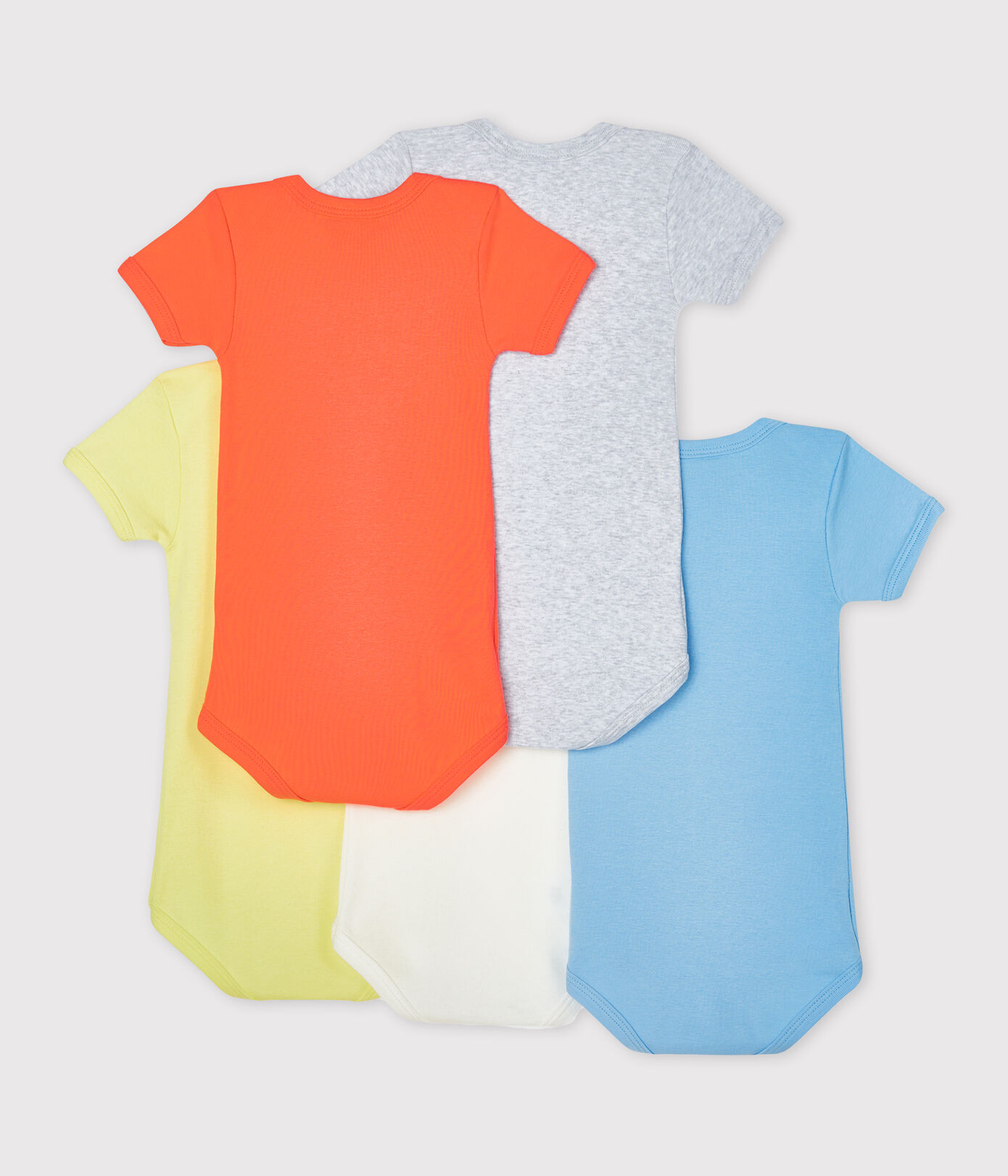 Lot de 5 bodies manches courtes bébé garon