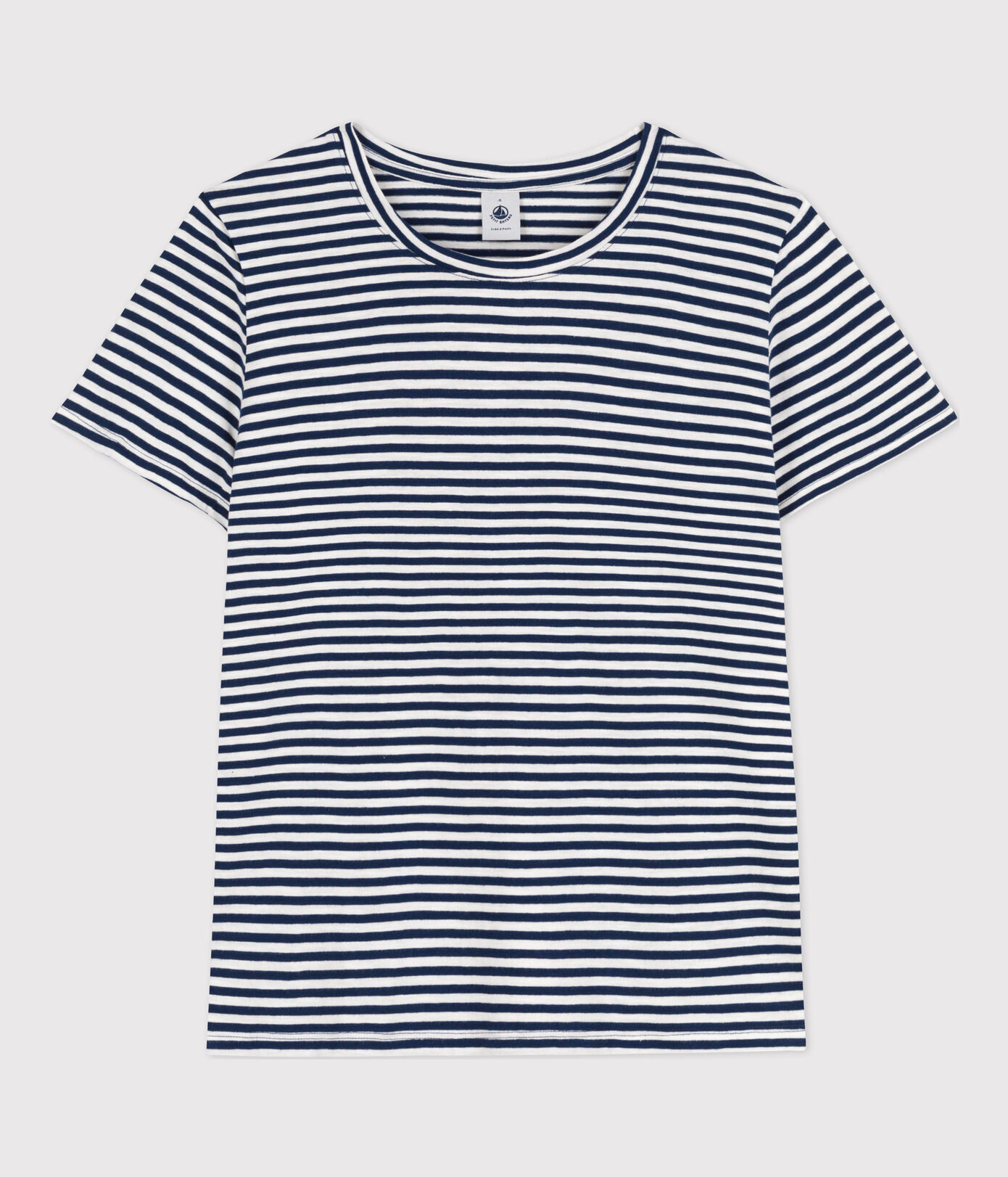 Tee-shirt LE DROIT col rond en coton Femme