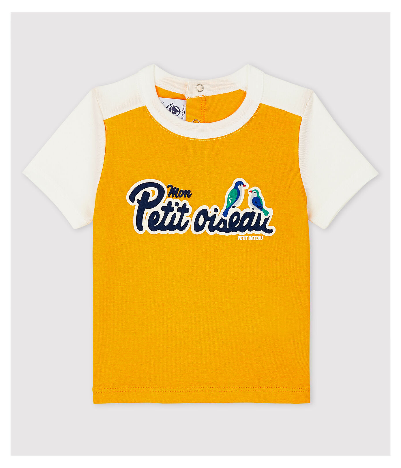 Tee-shirt manches courtes en coton bébé garon
