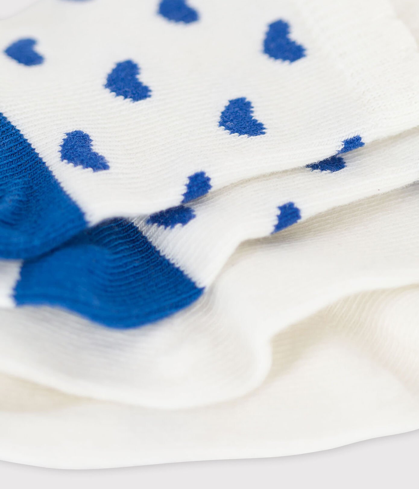 Lot de 2 paires chaussettes bébé curs