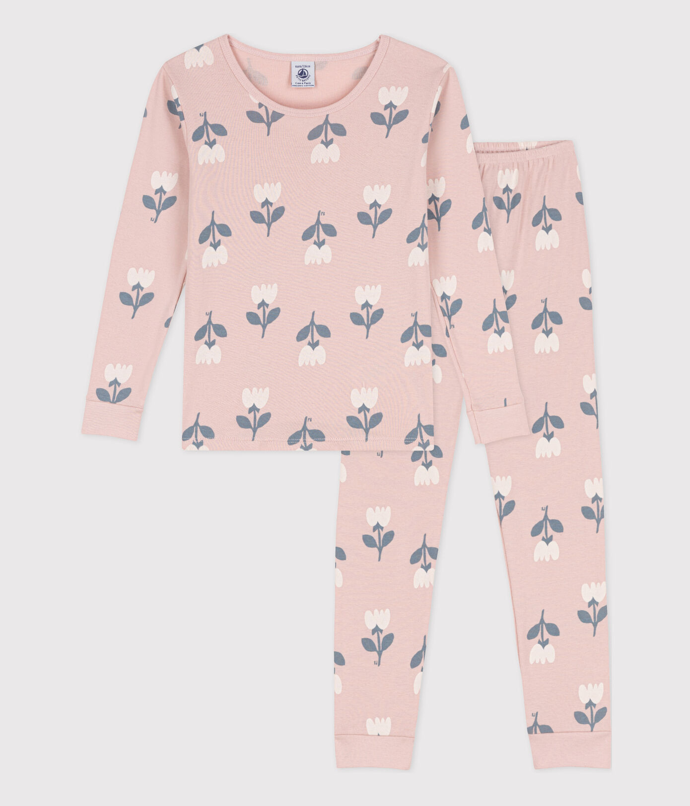 Pyjama ajusté en coton petite fille