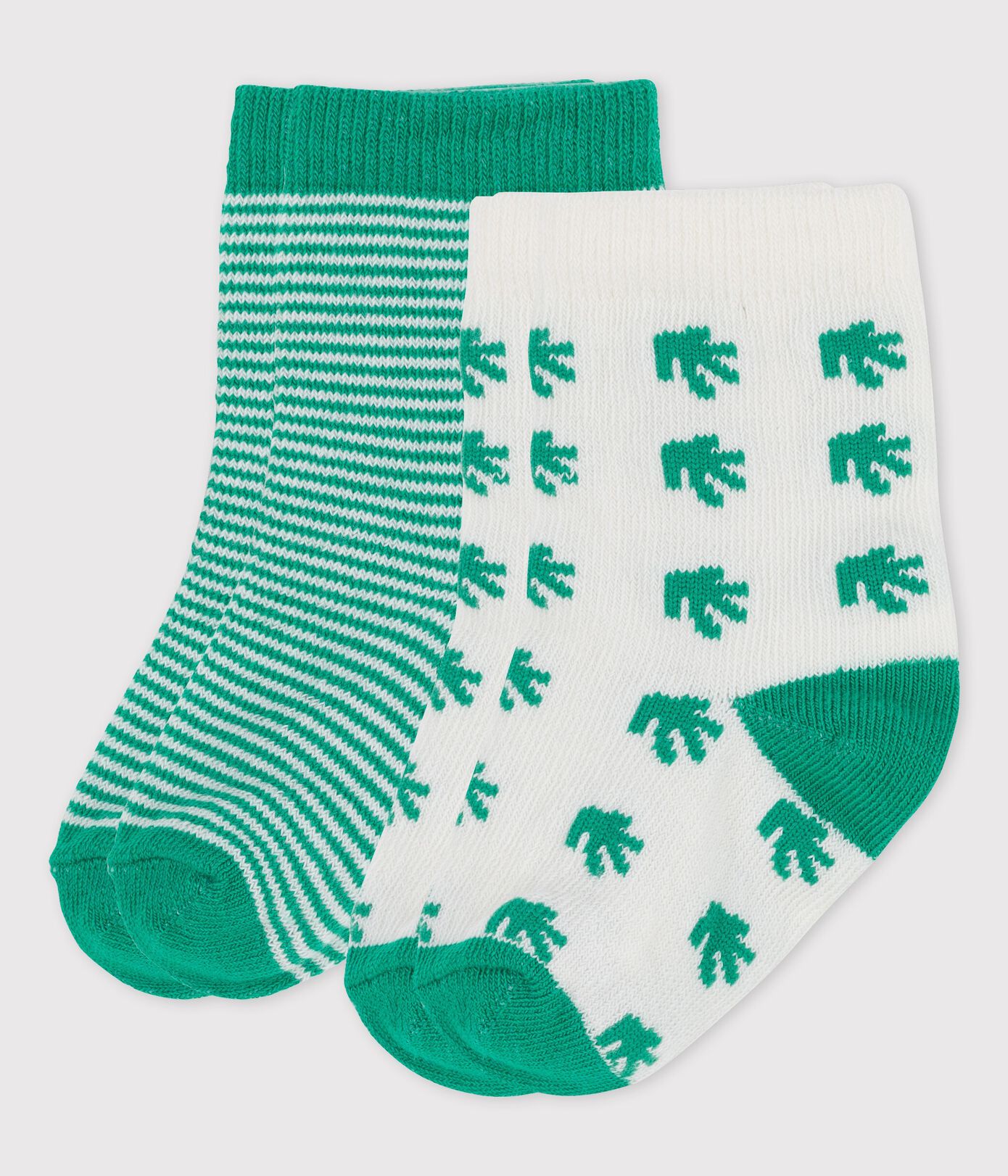 Lot de 2 paires chaussettes bébé