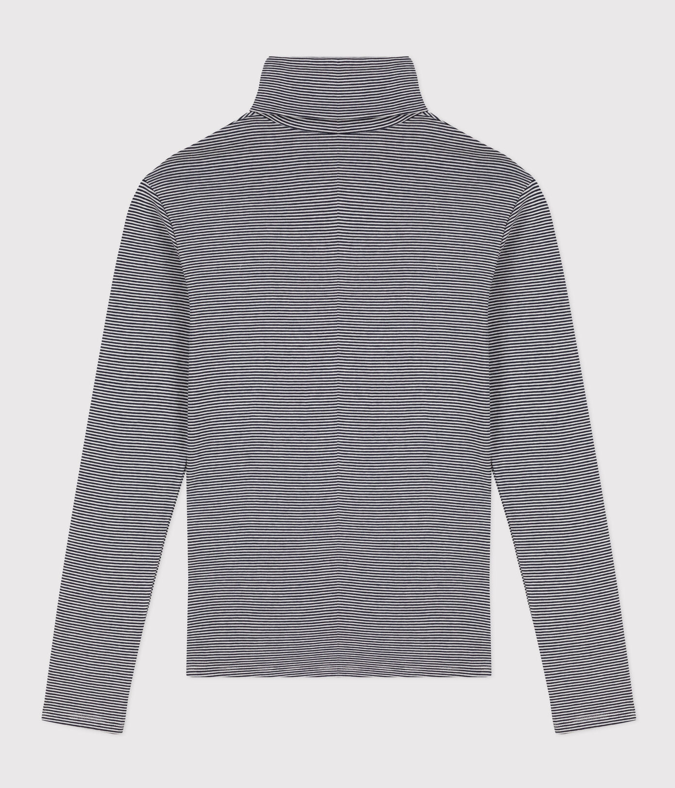 Tee-shirt col roulé L'ICONIQUE en coton Femme