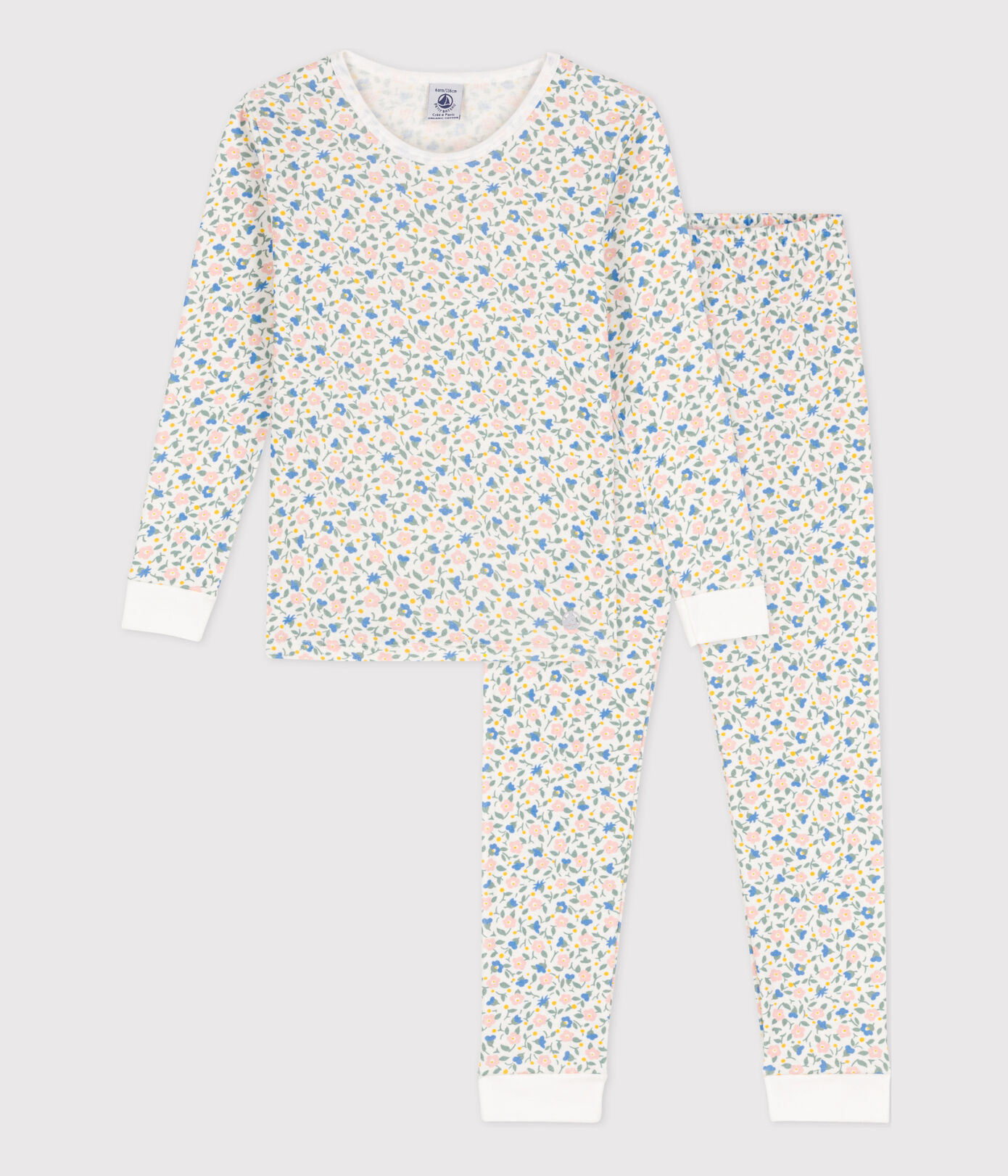 Pyjama ajusté en coton petite fille