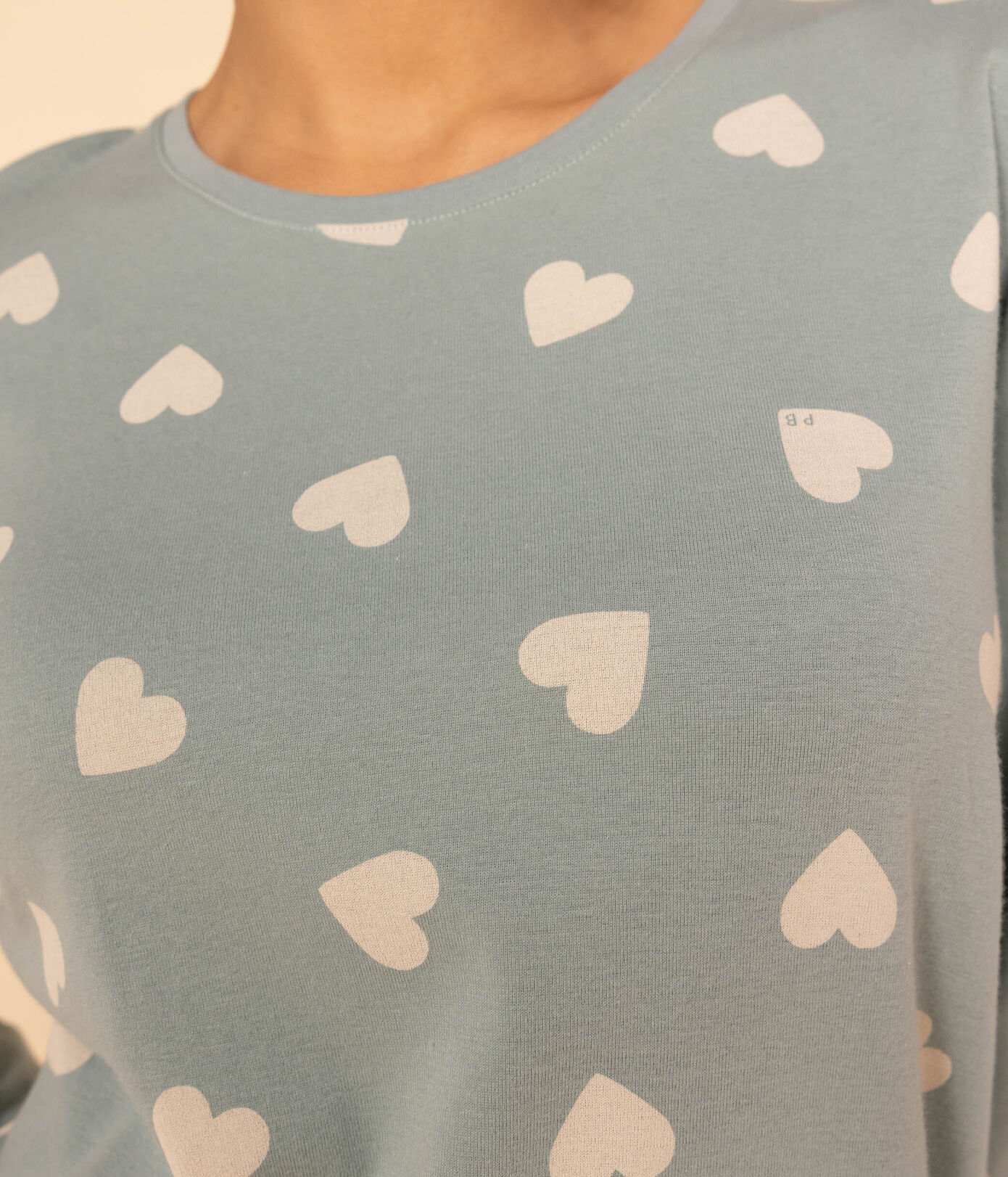 Pyjama cur femme en coton
