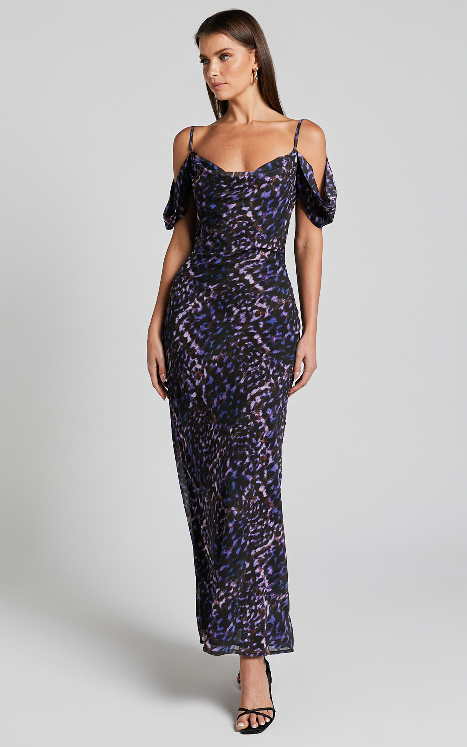 Runaway The Label - Oxana Slip Dress in Iris Oxana