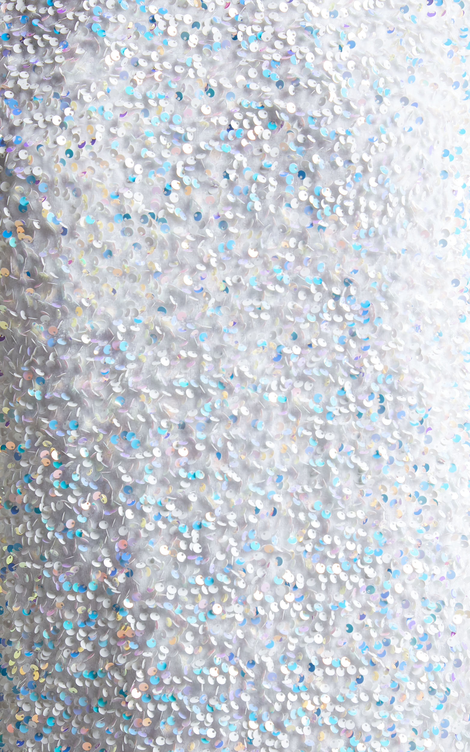 Valetta Mini Dress - Sequin low back shift dress in White