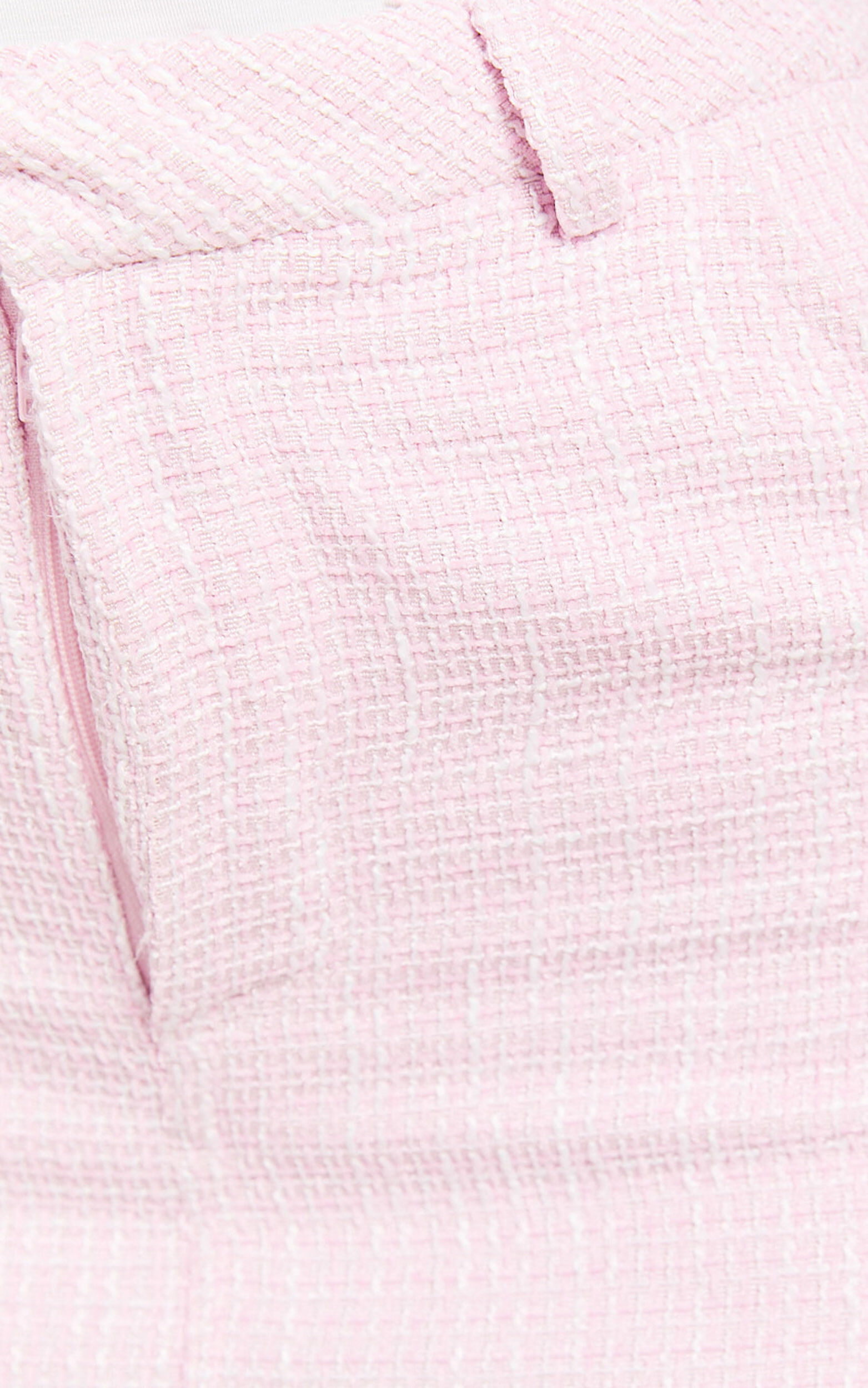 Valerie Skort - High Waist Mini Tweed Skort in Light Pink