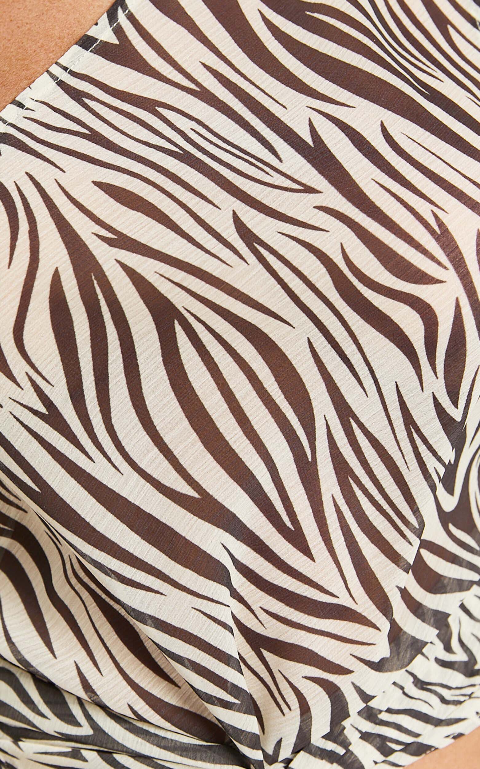 Lioness - Luxe Tie Top in Zebra