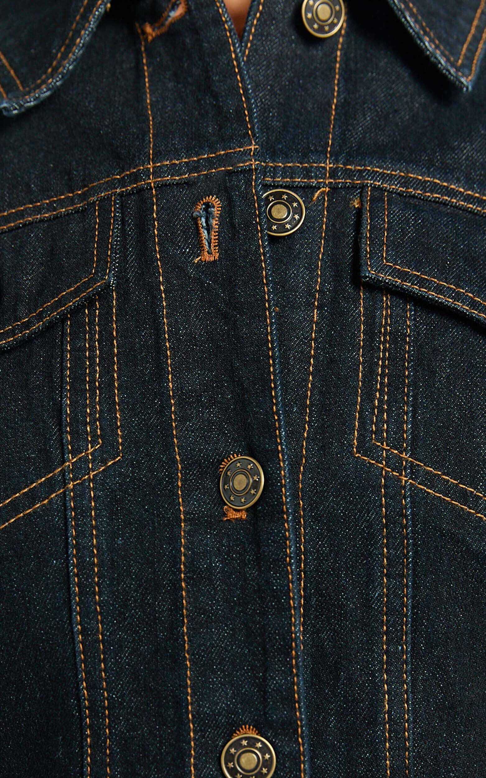 Lioness - Rider Denim Jacket in Dark Denim