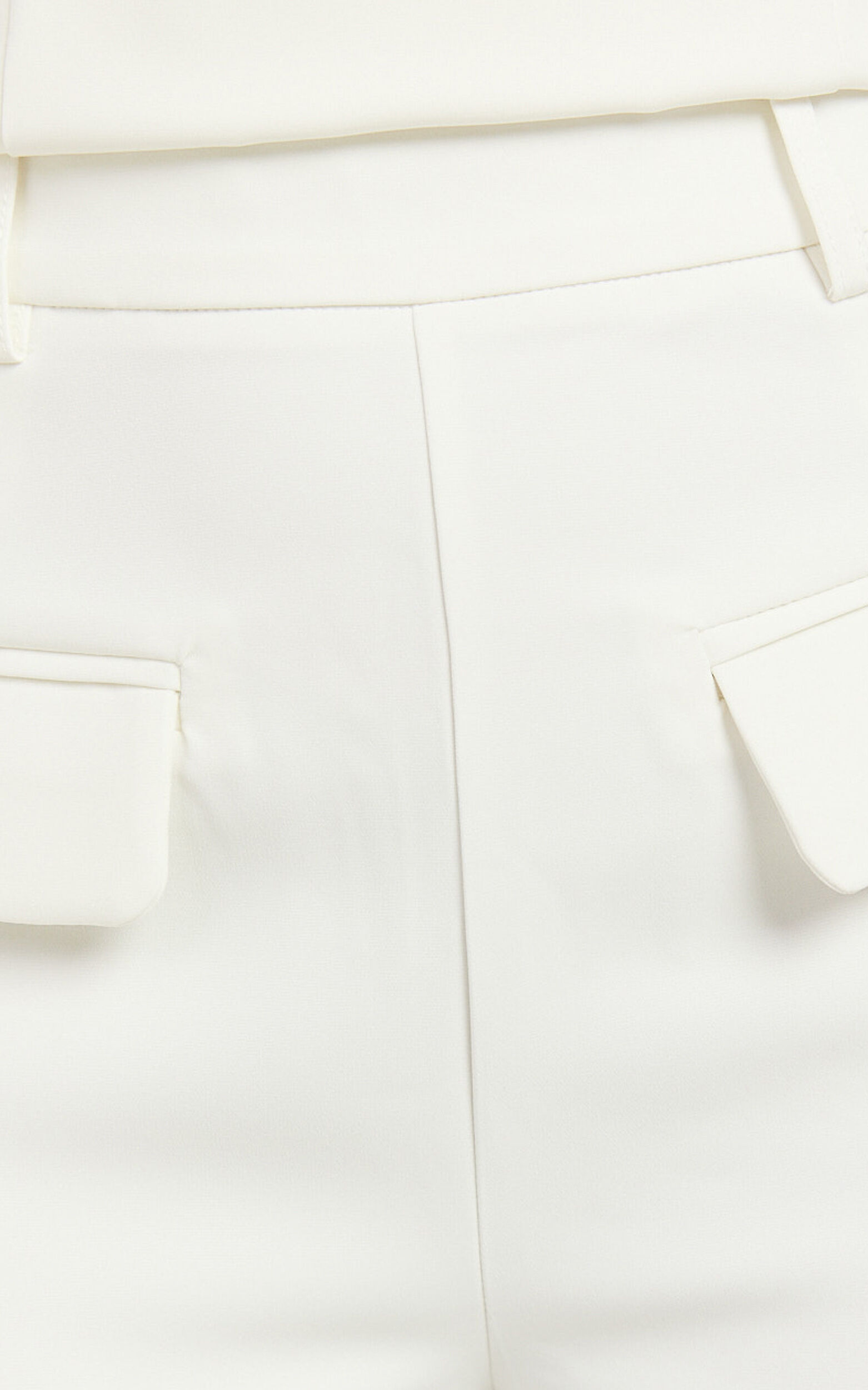 Paxton Pants - High Waisted Straight Leg Pants in Cream