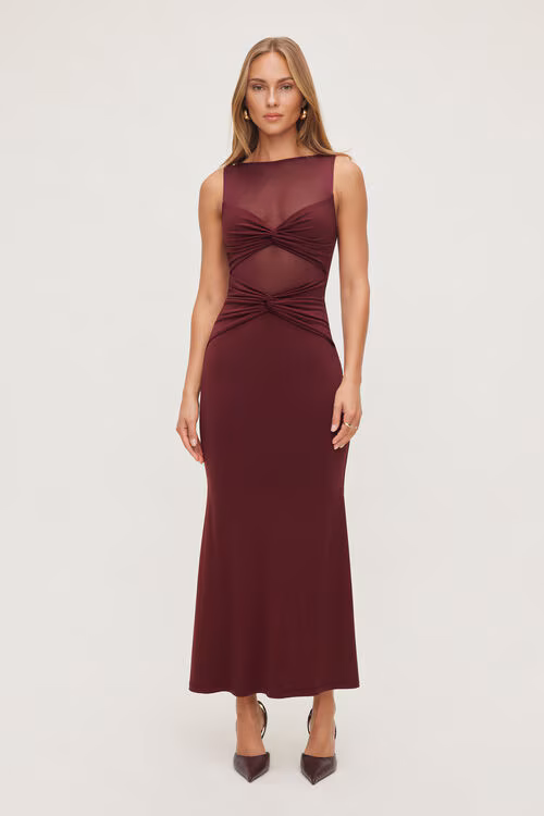 Sculpt Twisted Maxi Dress