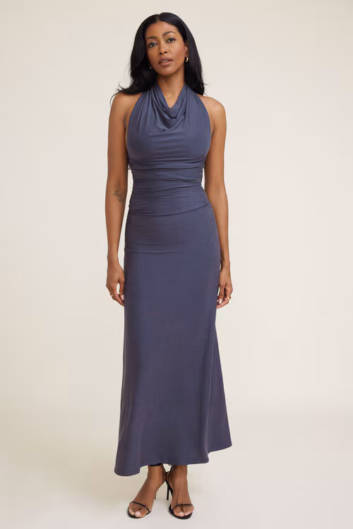 Cowl Neck Modal Maxi Dress