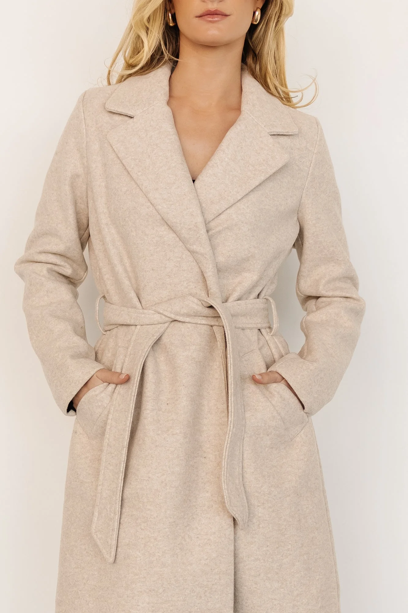 Valdez Long Coat | Oatmeal