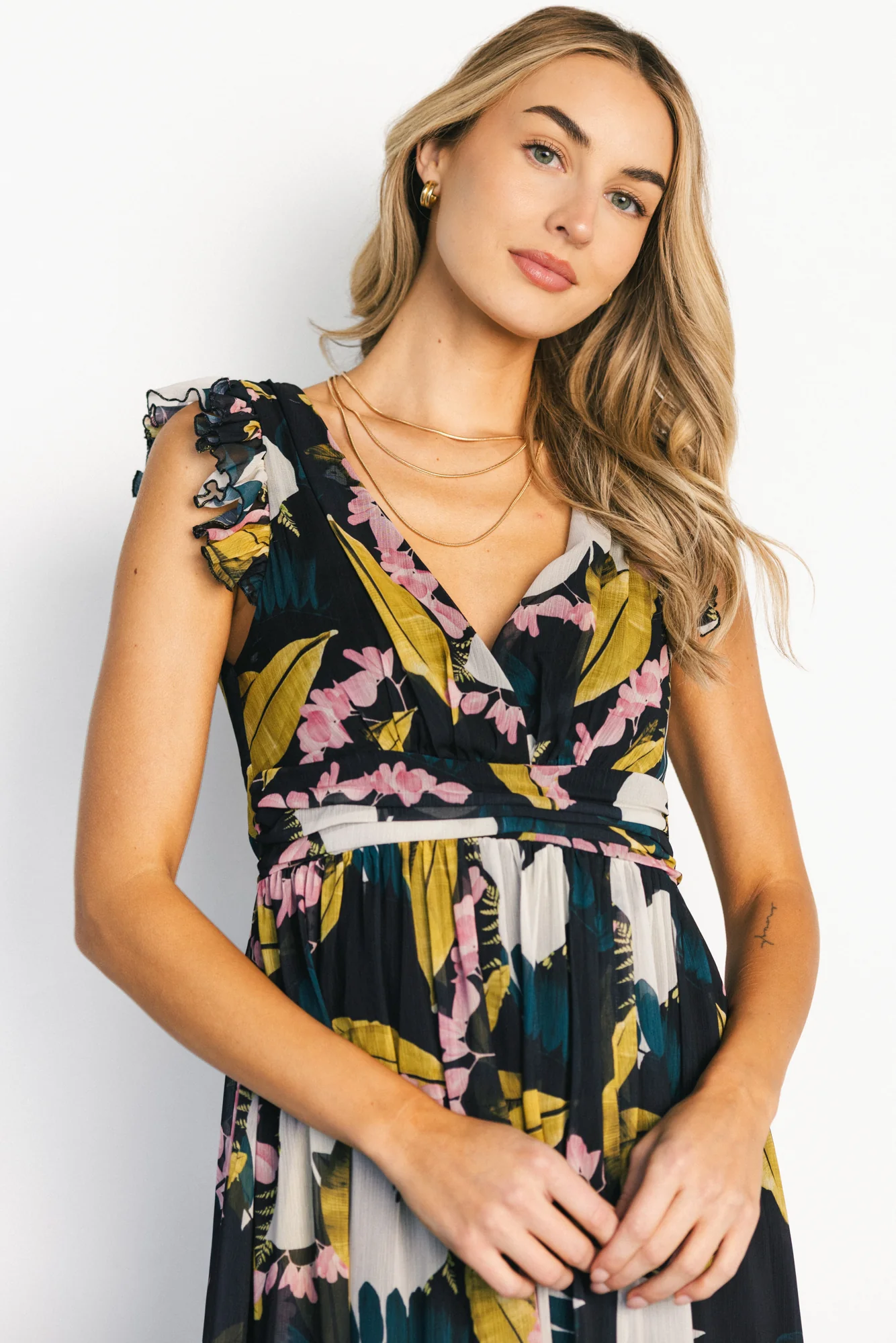 Esperanza Maxi Dress | Black Multi