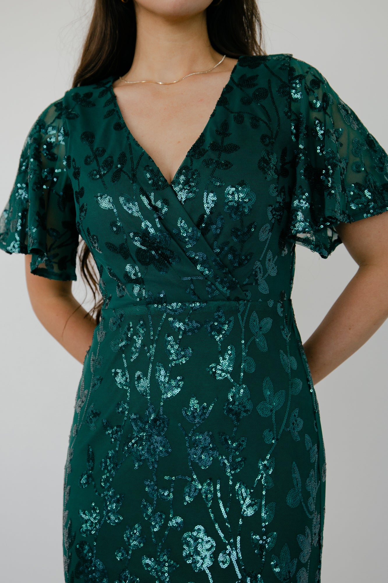 Esme Sequin Dress | Emerald