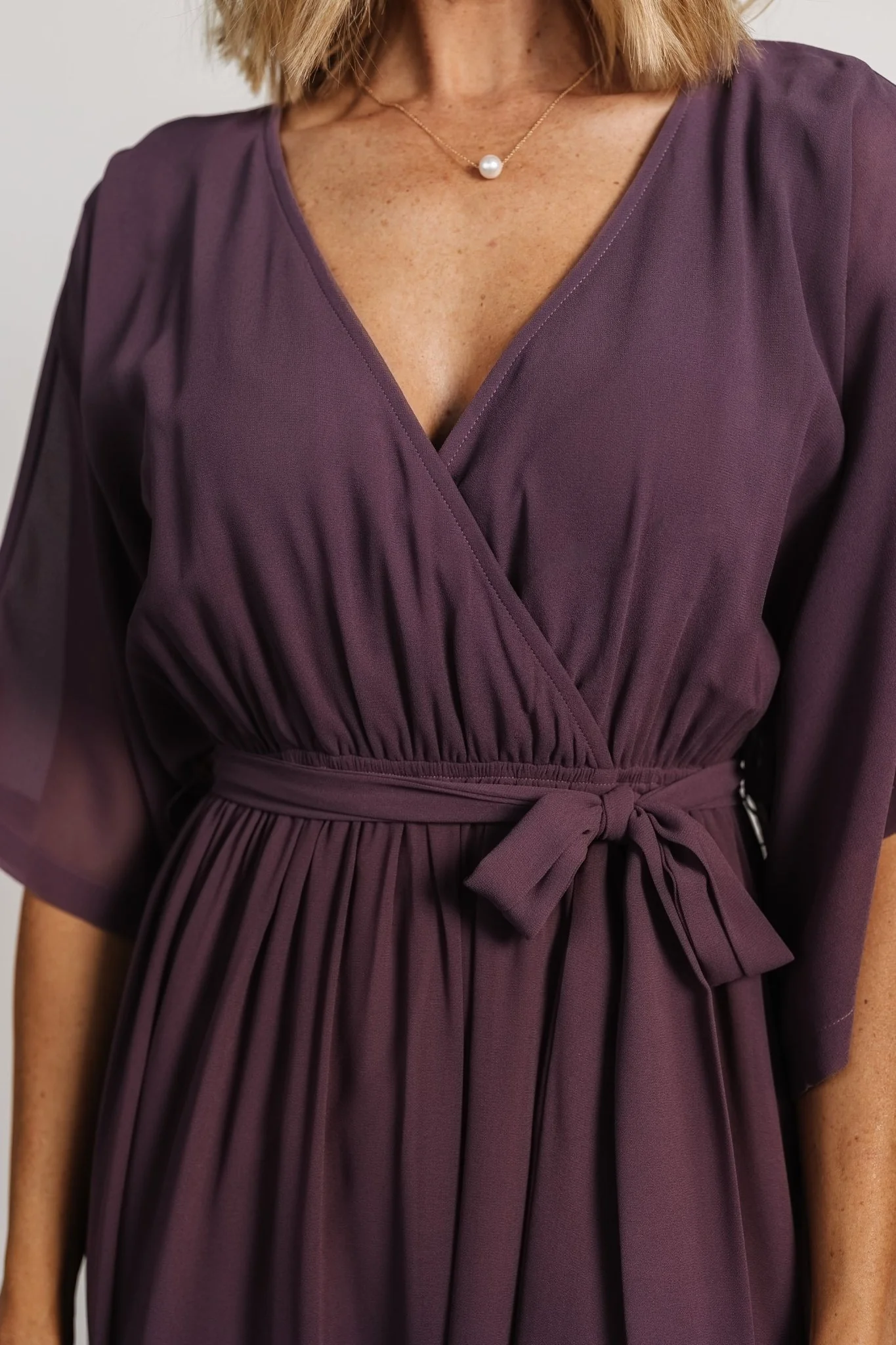 Kia Kimono Maxi Dress | Vintage Plum