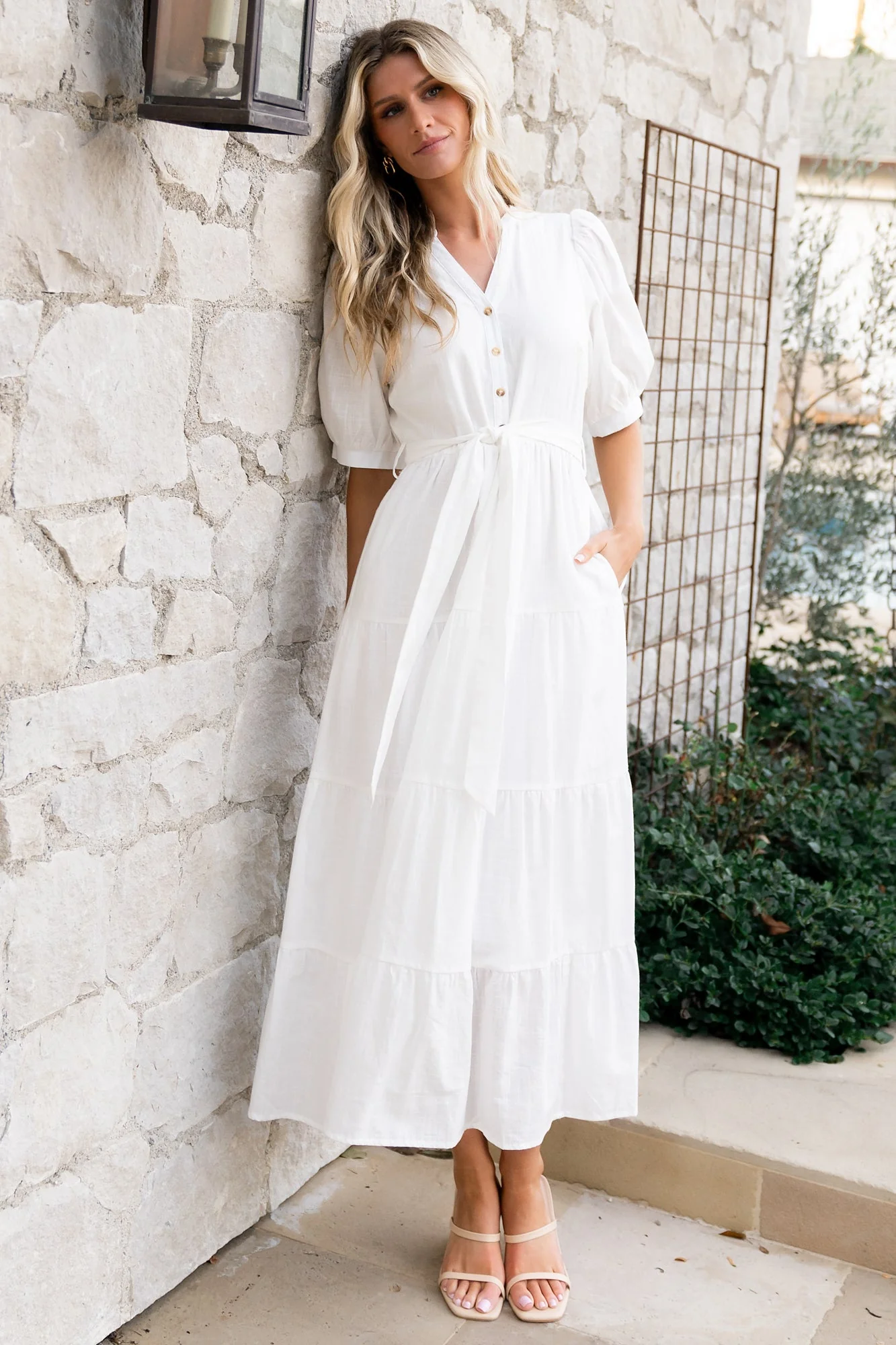 Camille Maxi Dress | Off White
