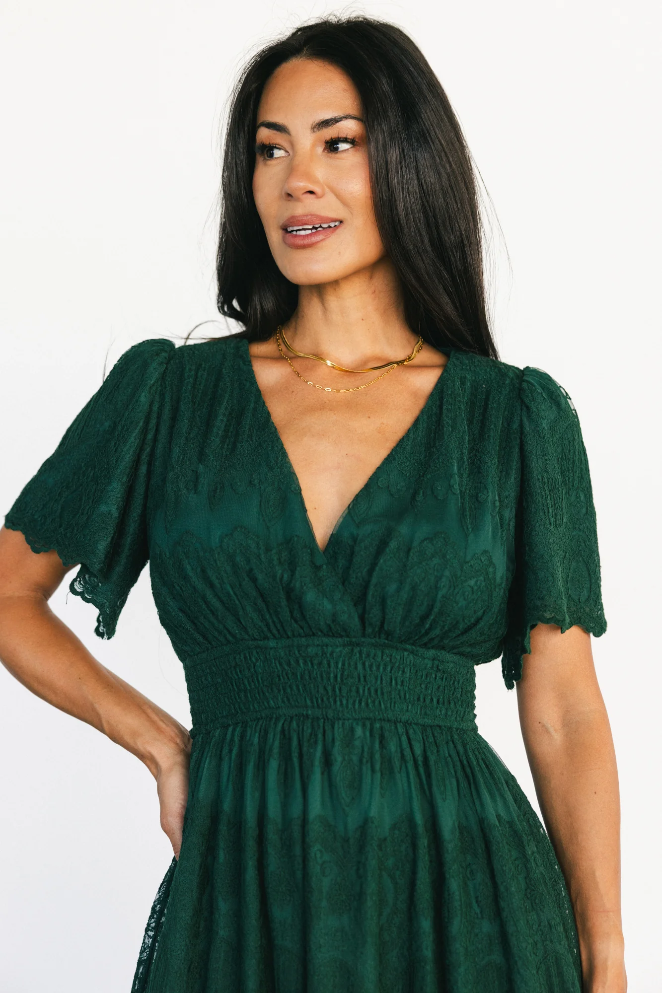 Milena Midi Dress | Green