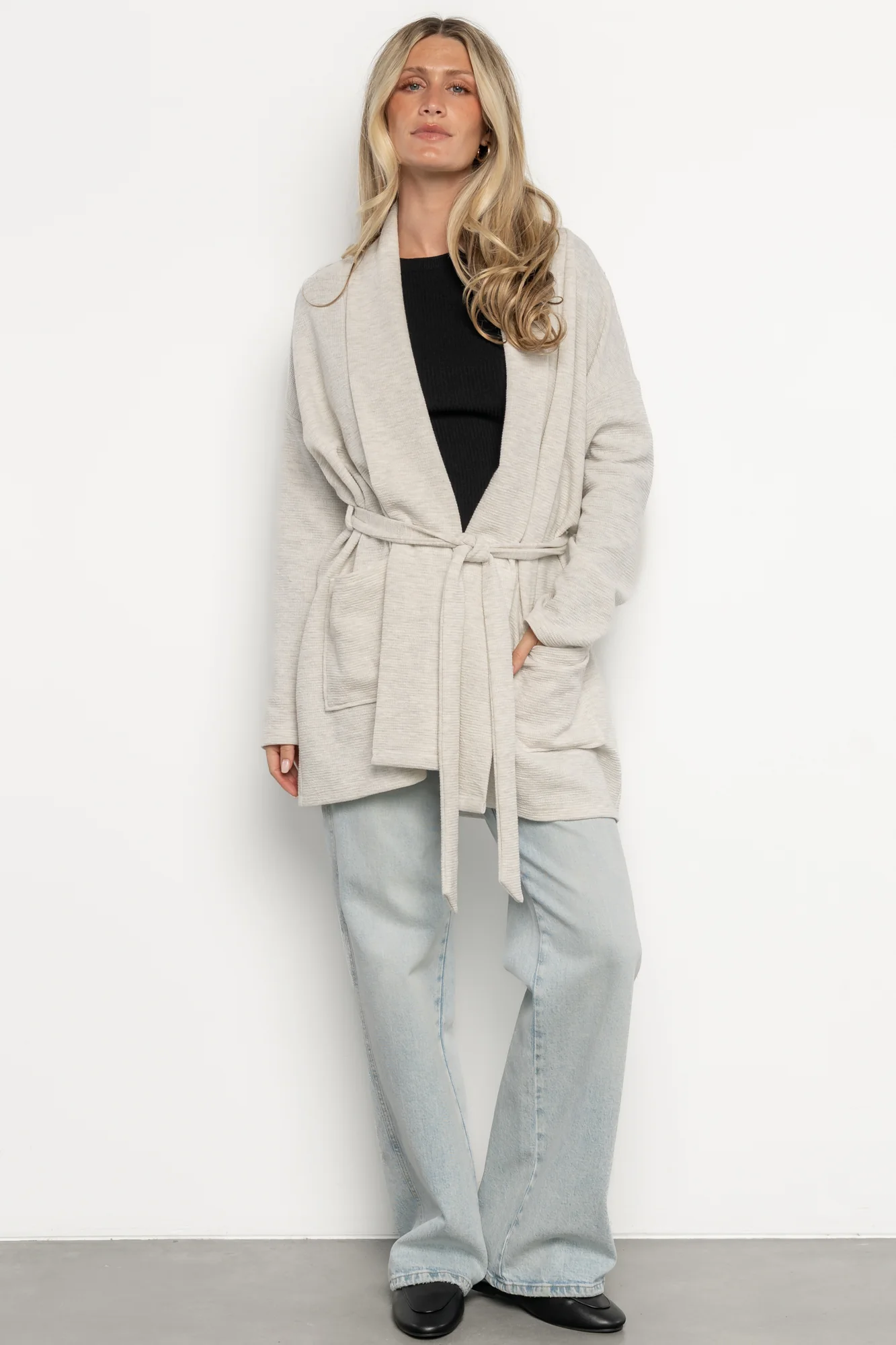 Clairemont Cardigan | Light Gray