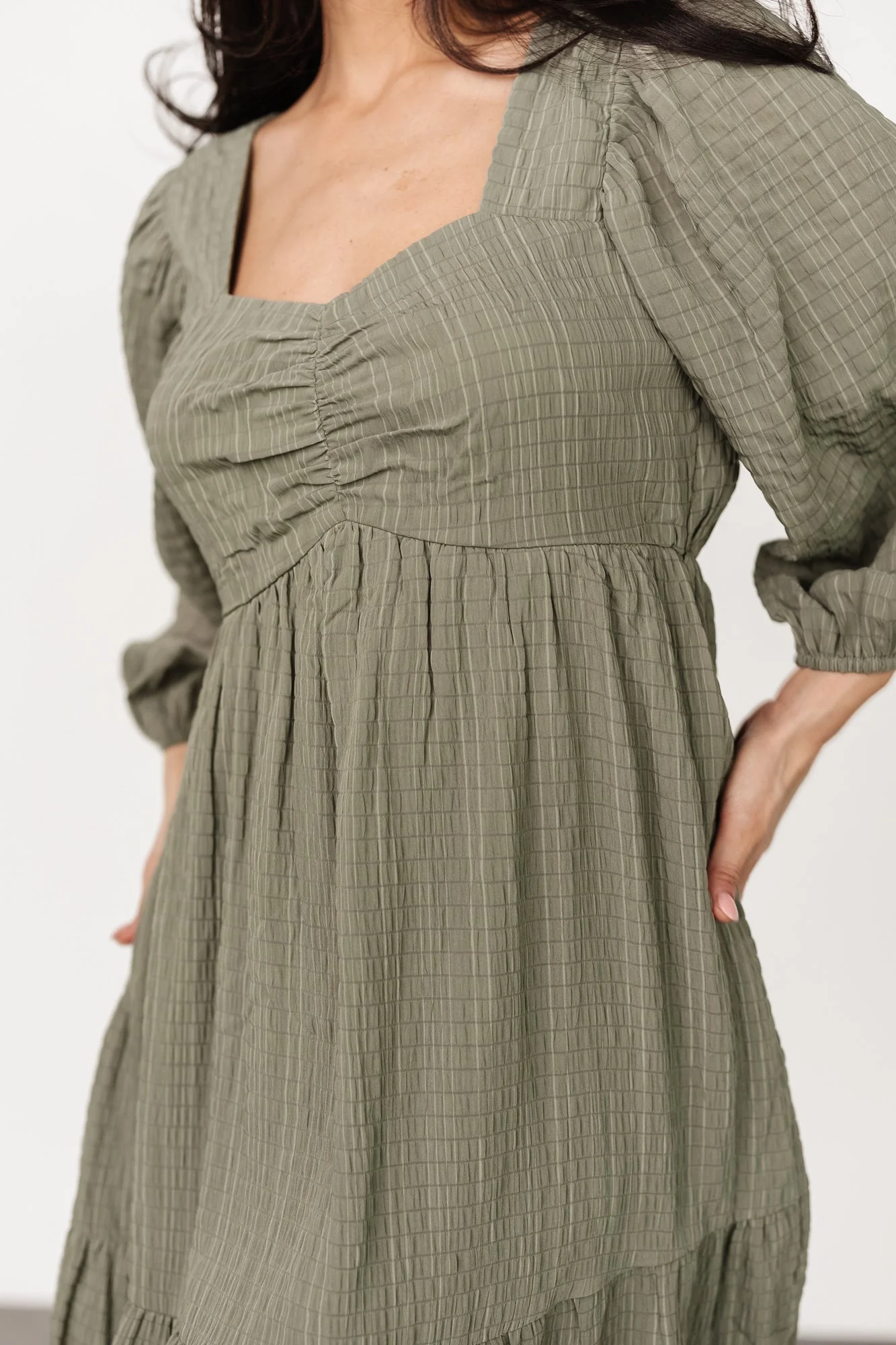 Vaeda Midi Dress | Olive
