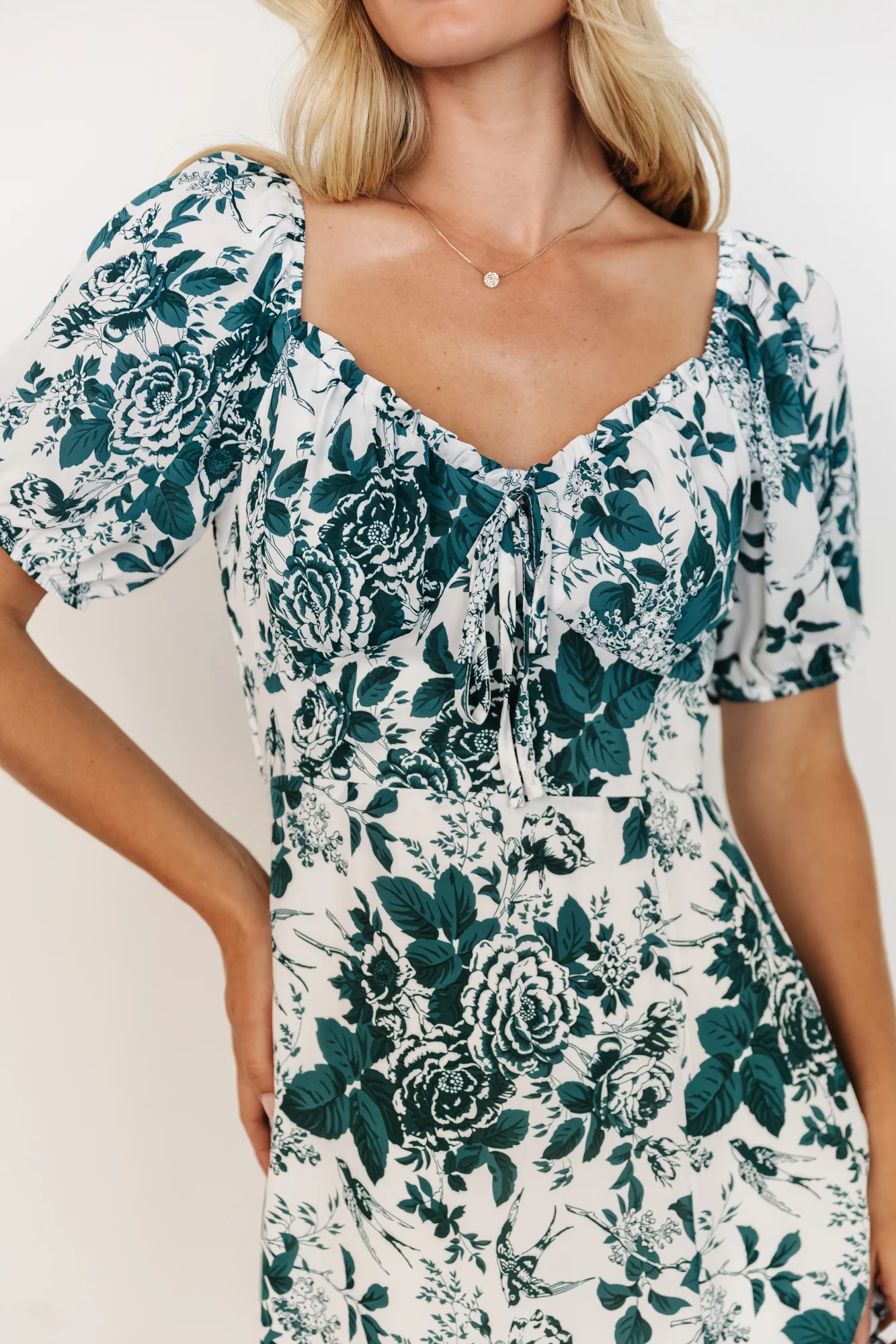 Cadence Midi Dress | Jade Floral