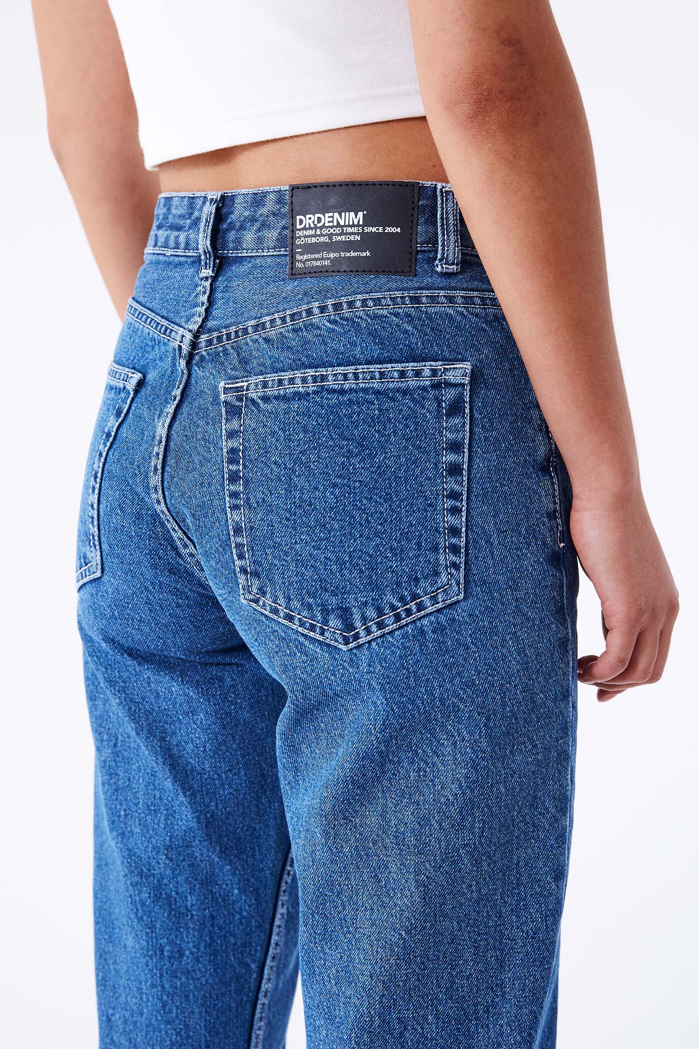 DR DENIM Arch Jeans Pebble Mid Stone