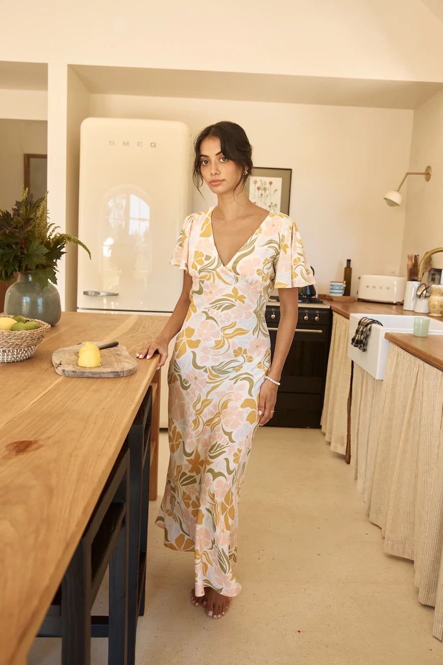 Lights On Midi Dress Multi