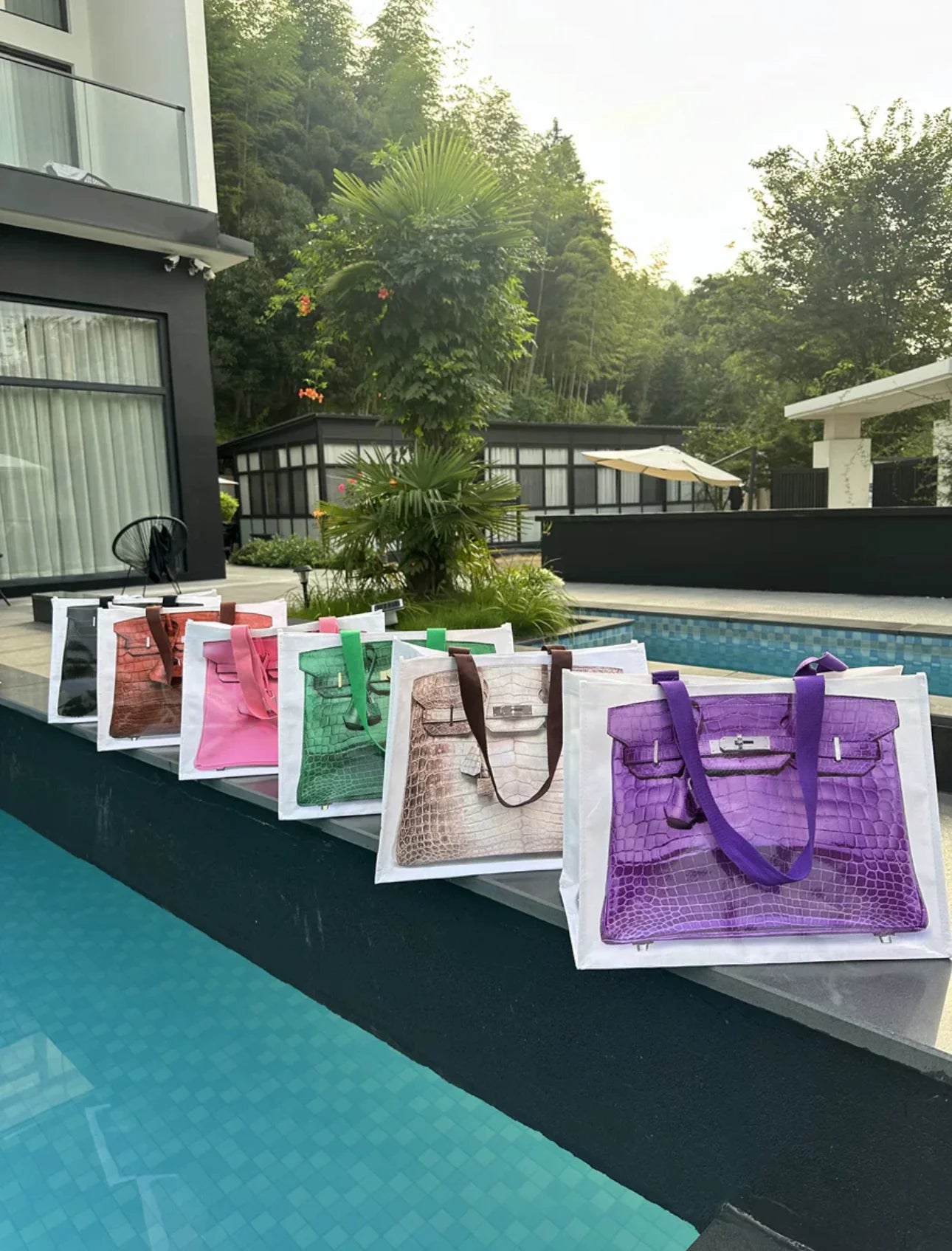 INS blogger parody creative grocery bags platinum bag remake the major bloggers with the fitness lelsure bag