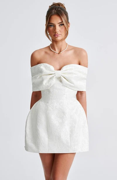 Raquel Mini Dress - Ivory