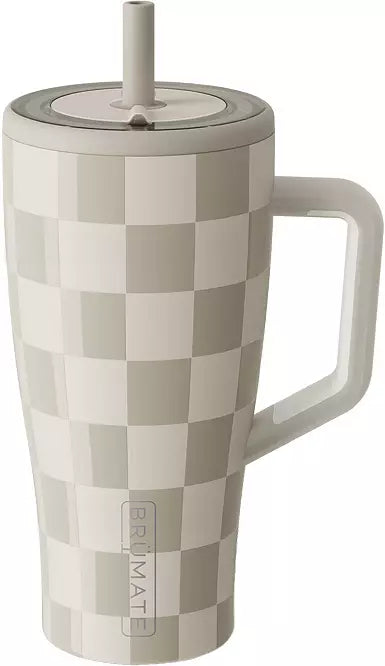 BruMate Era 30oz Tumbler Tan Checker